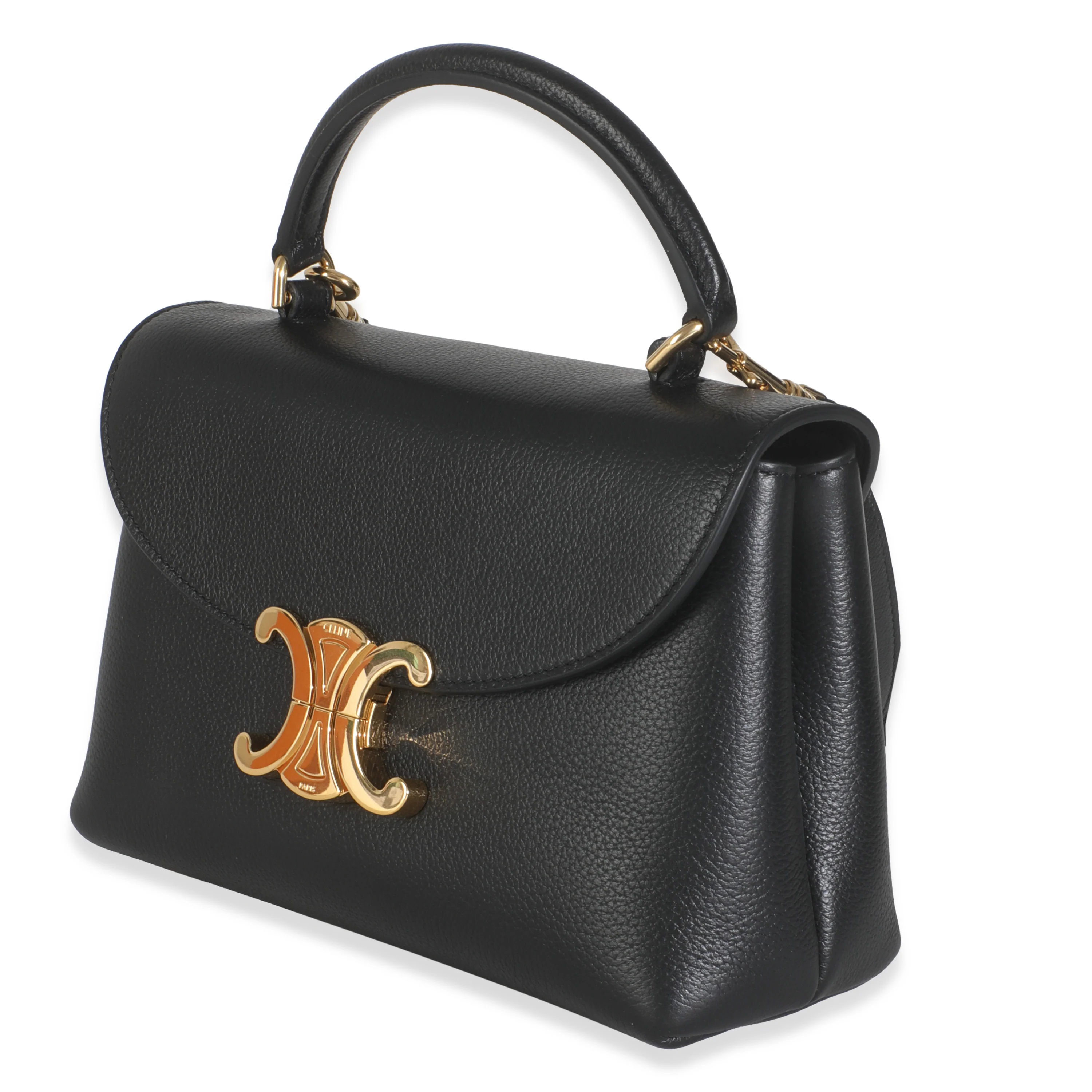 Black Supple Calfskin Teen Nino Top Handle Bag - Image 2