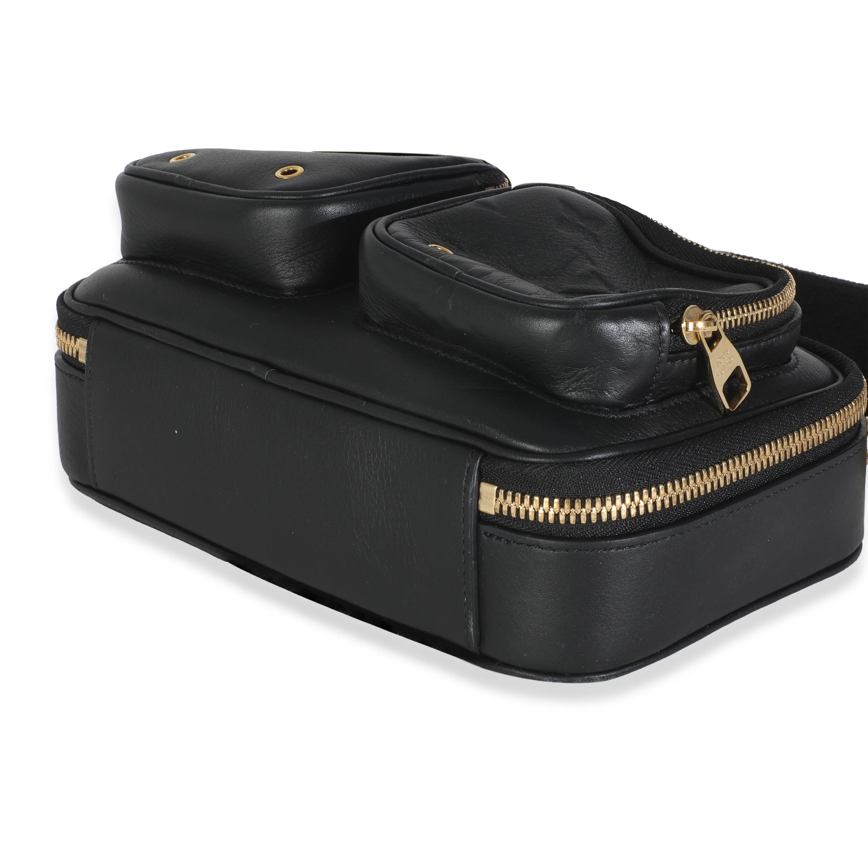 Black Monogram Embossed Calfskin Utility Crossbody - Image 6