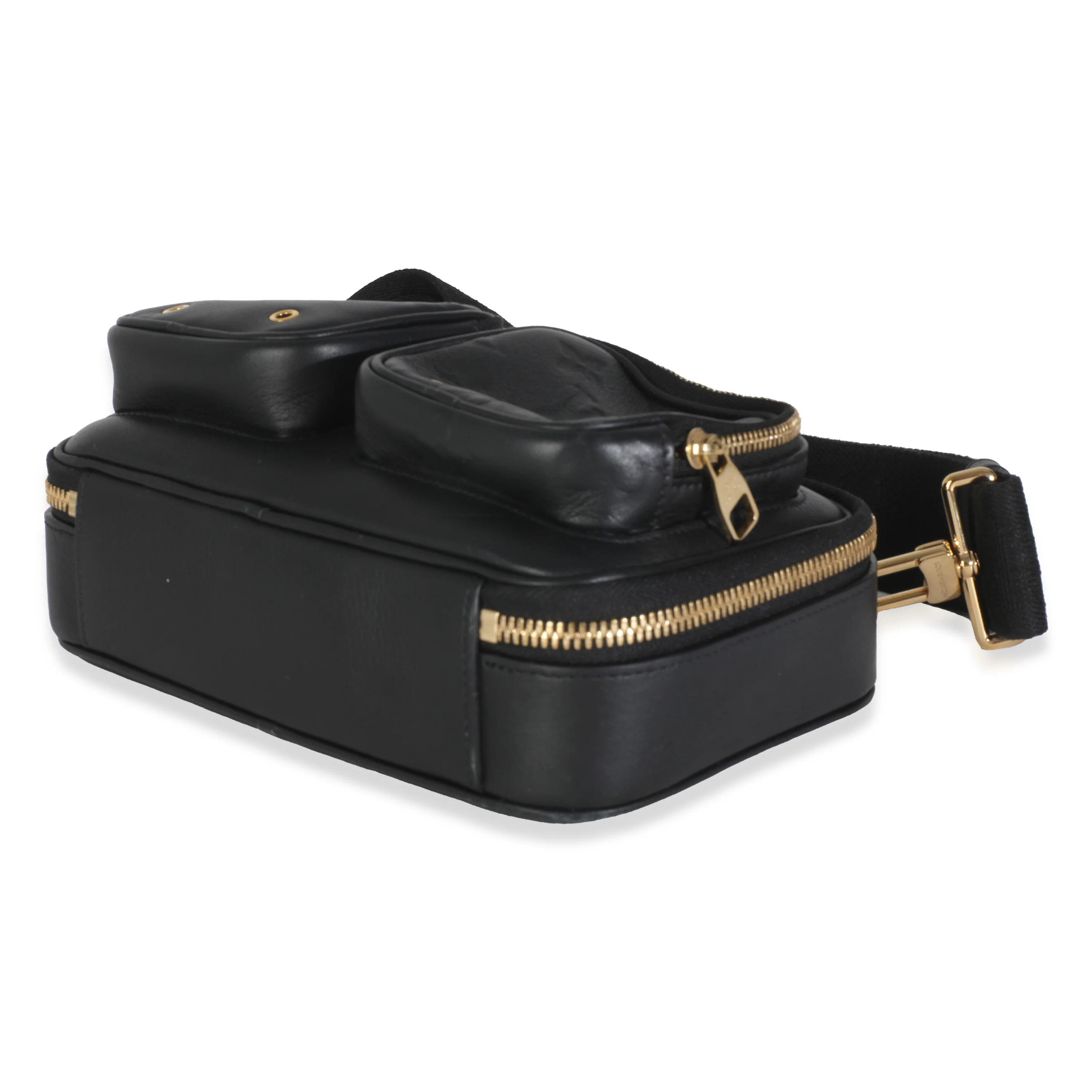 Black Monogram Embossed Calfskin Utility Crossbody - Image 7