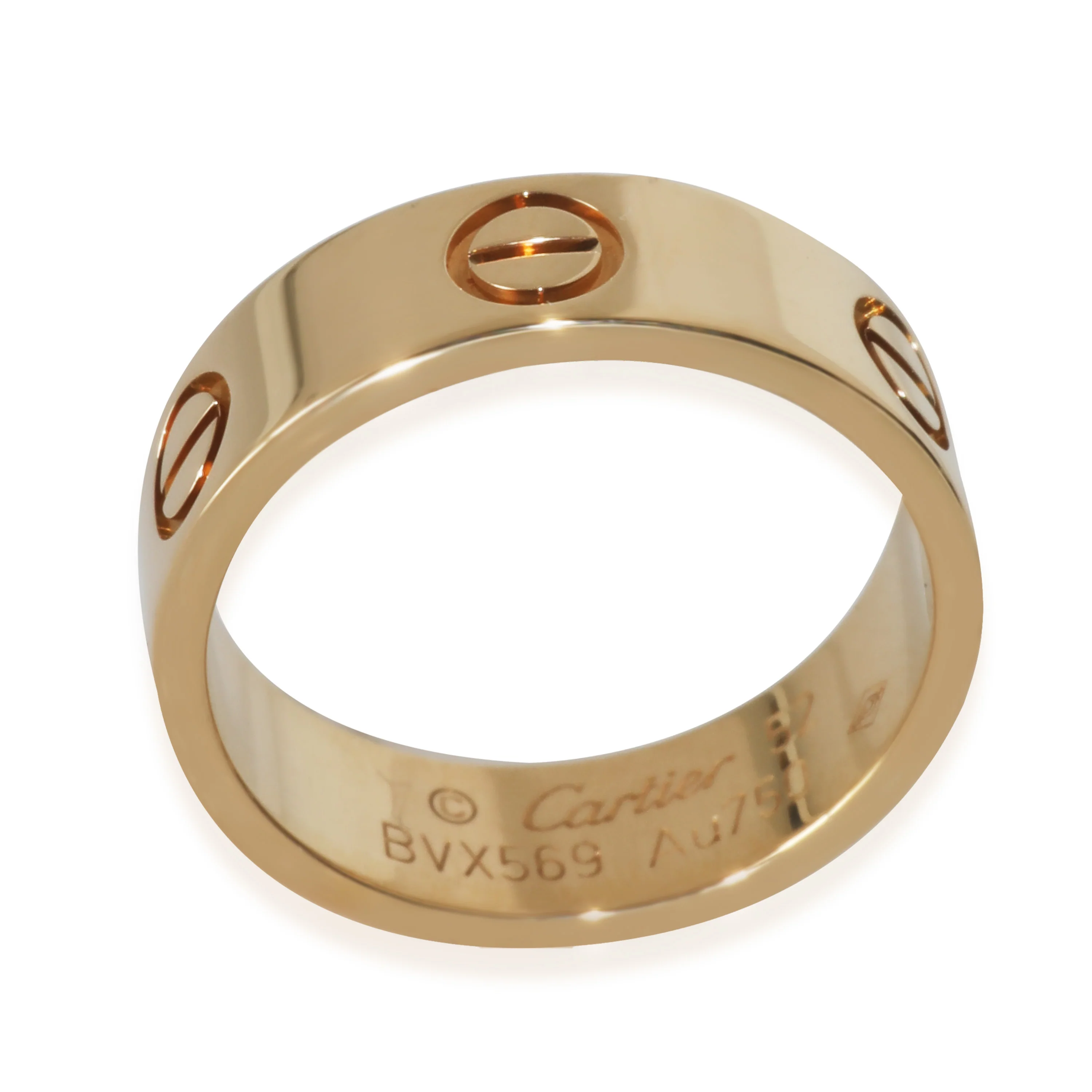 Yellow Gold  Love Ring - Image 3