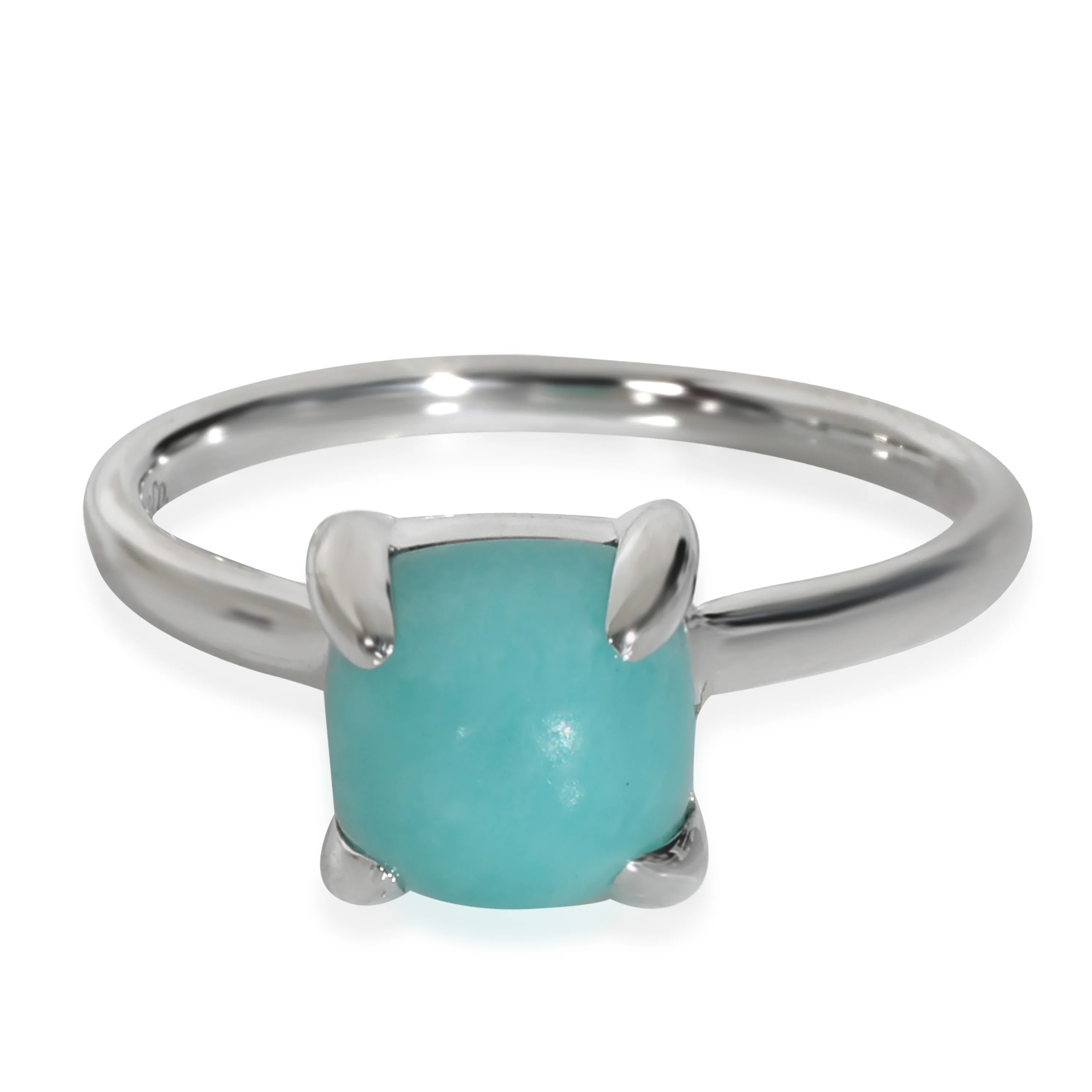 Sterling Silver Amazonite Paloma Picasso Sugar Stack Ring