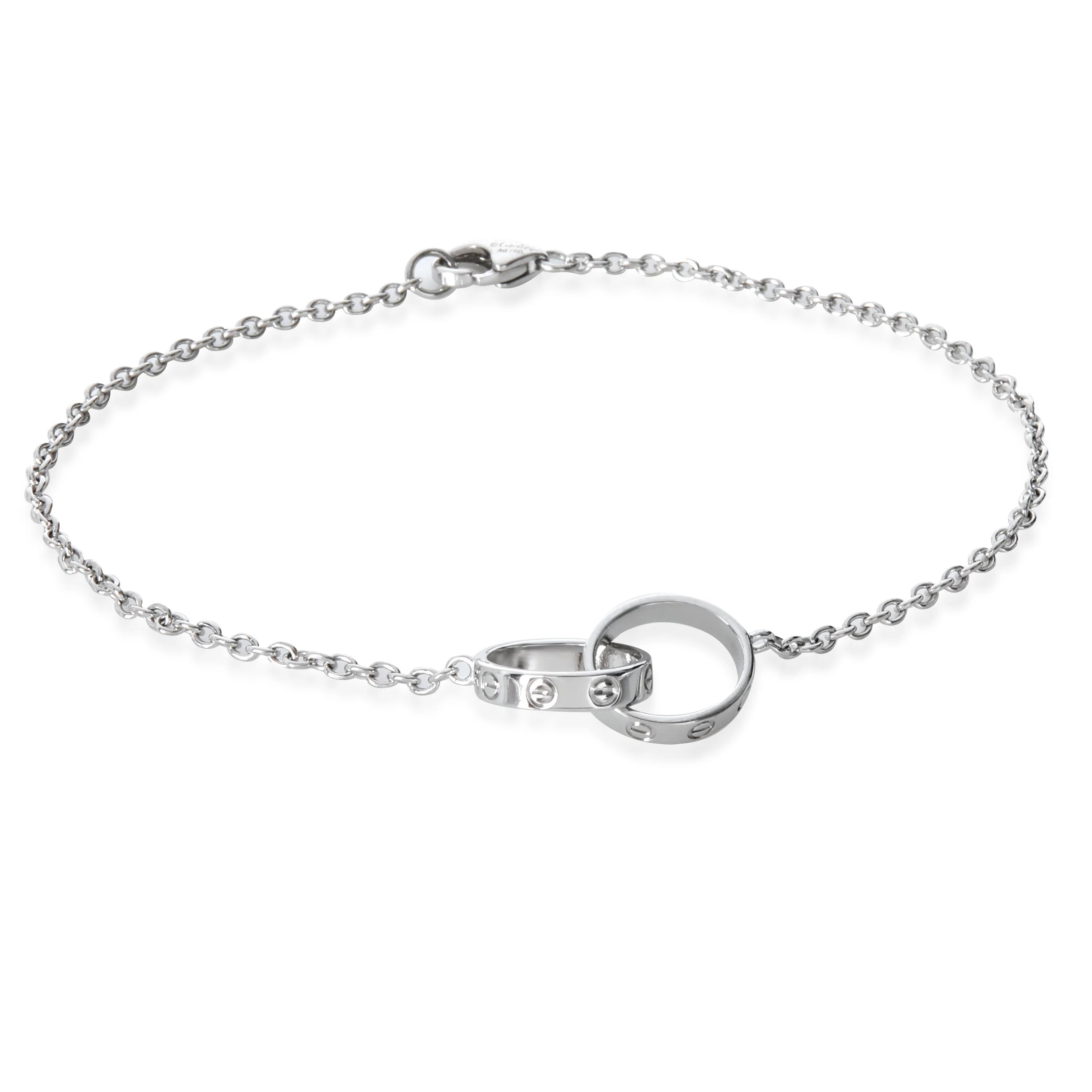 White Gold  Love Bracelet