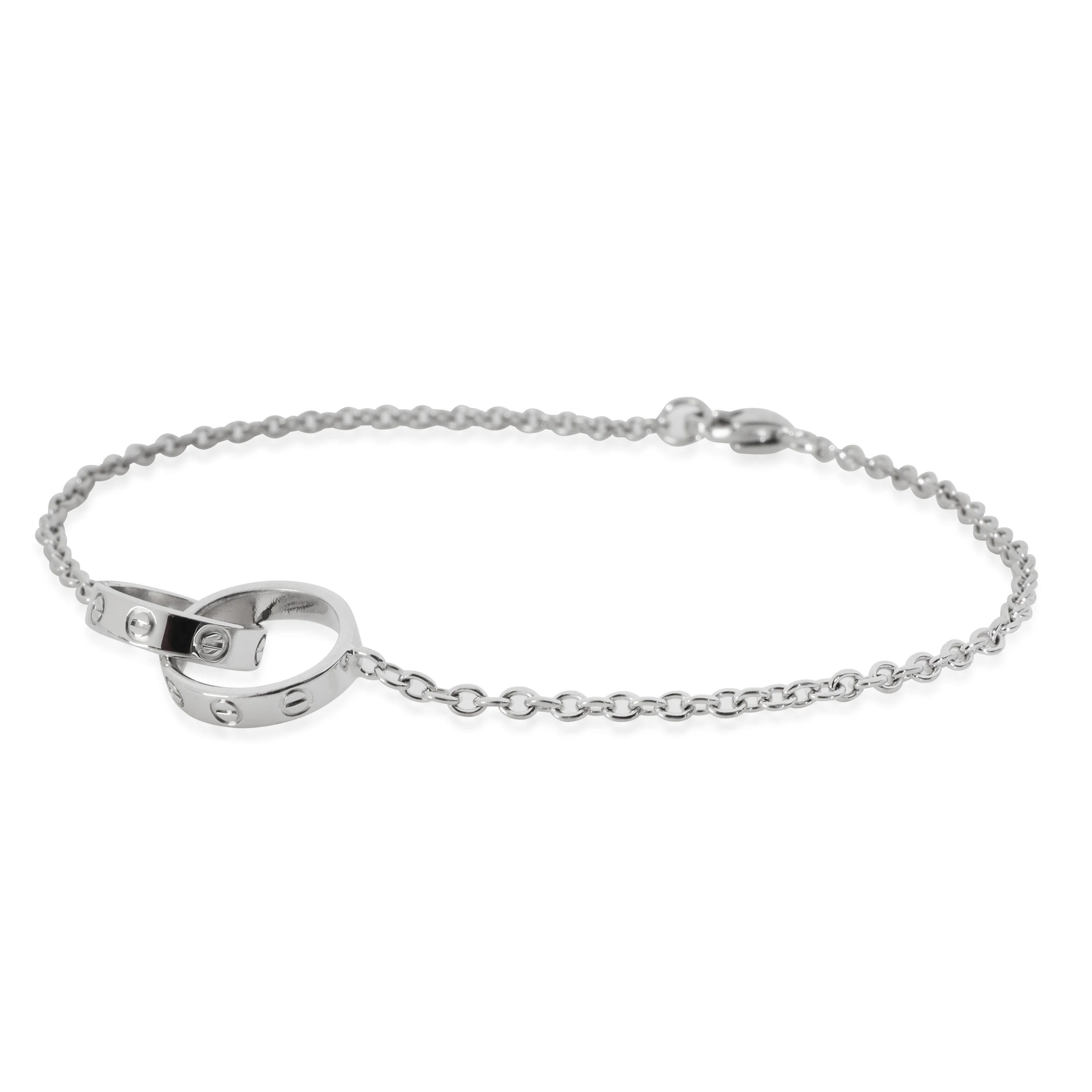 White Gold  Love Bracelet - Image 2