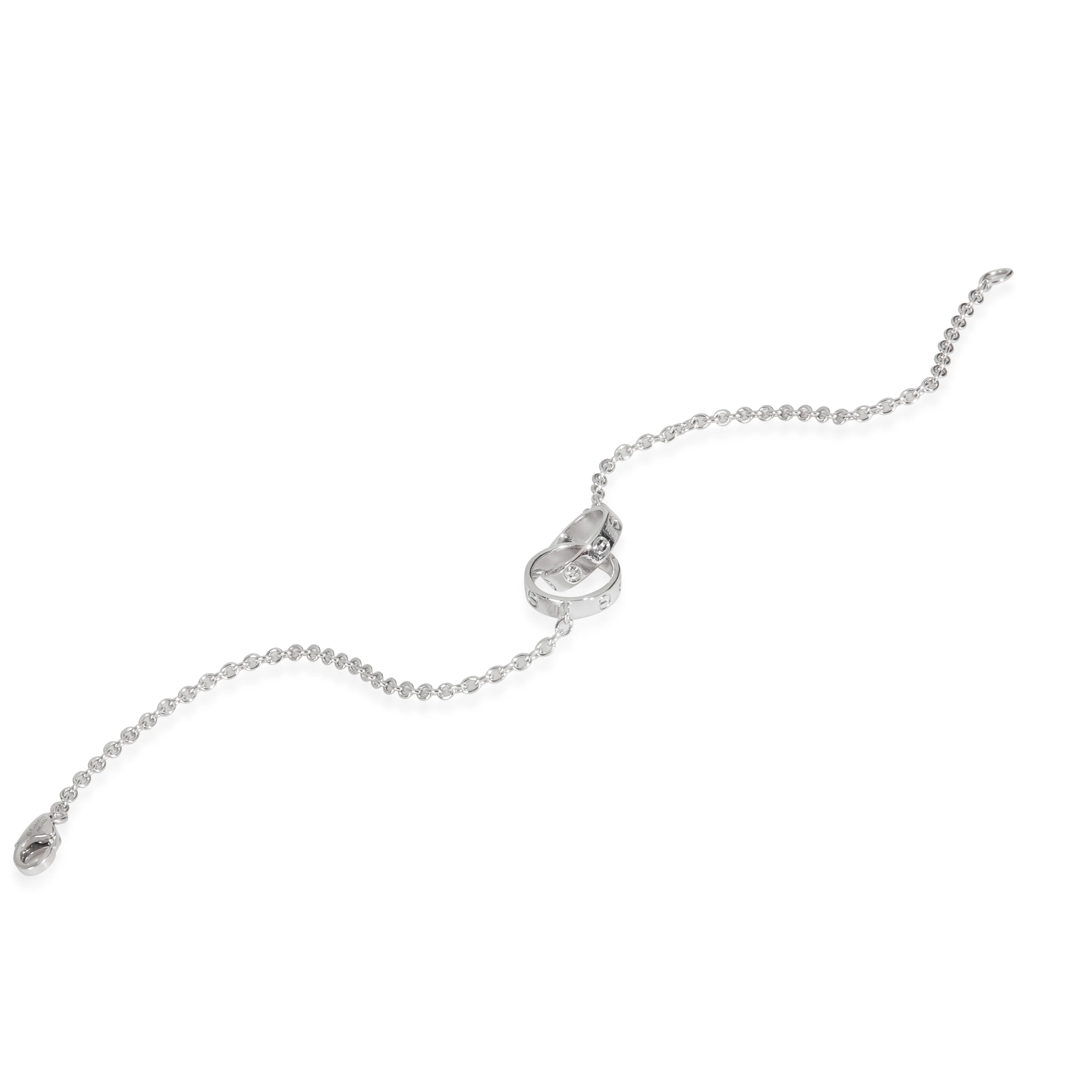 White Gold  Love Bracelet - Image 3