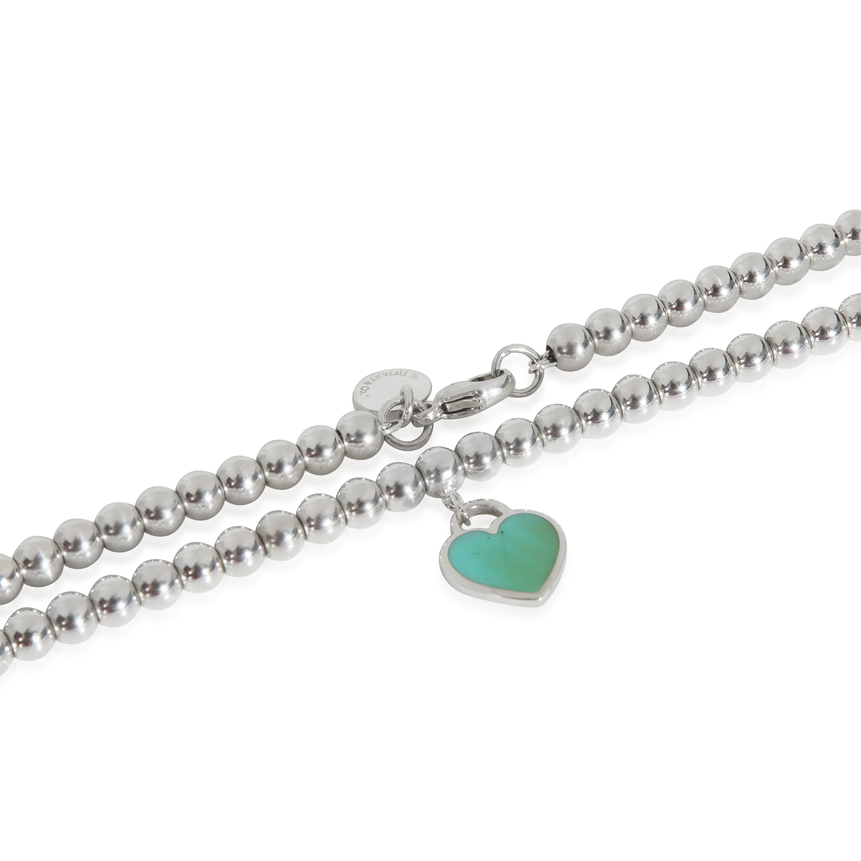 Sterling Silver  Return To Tiffany Bead Necklace - Image 3