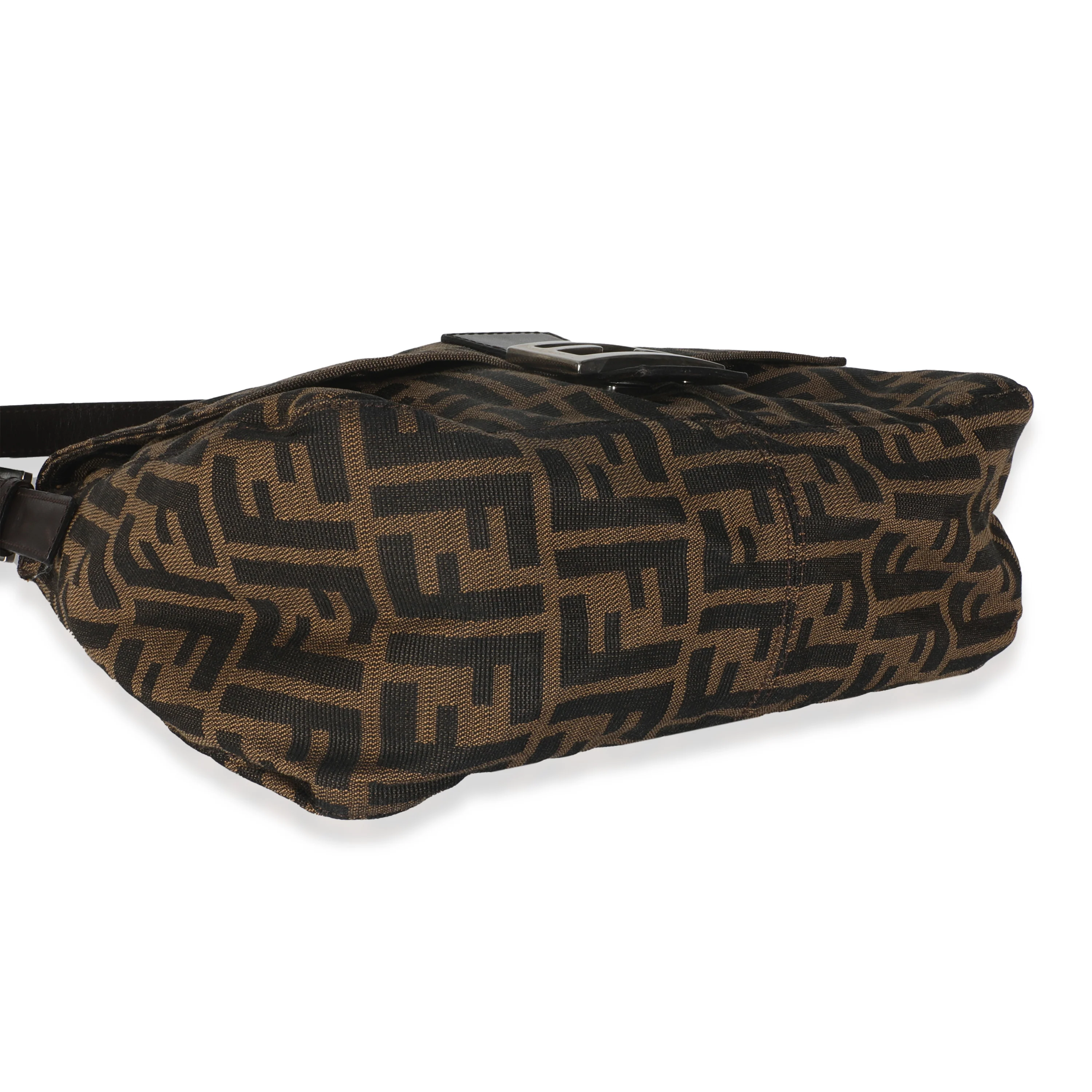 Brown Zucca Canvas Mama Baguette Bag - Image 6