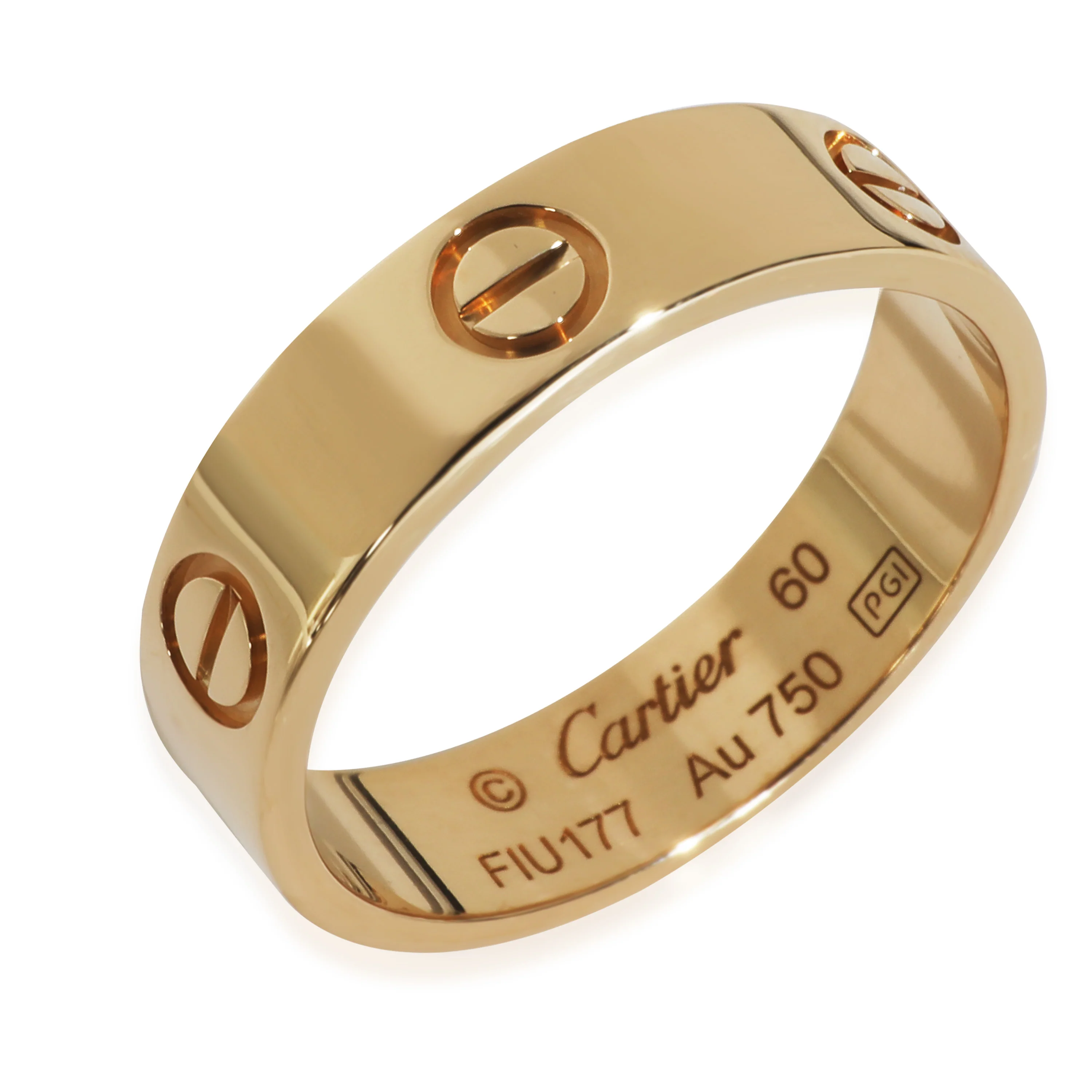Yellow Gold  Love Ring - Image 2