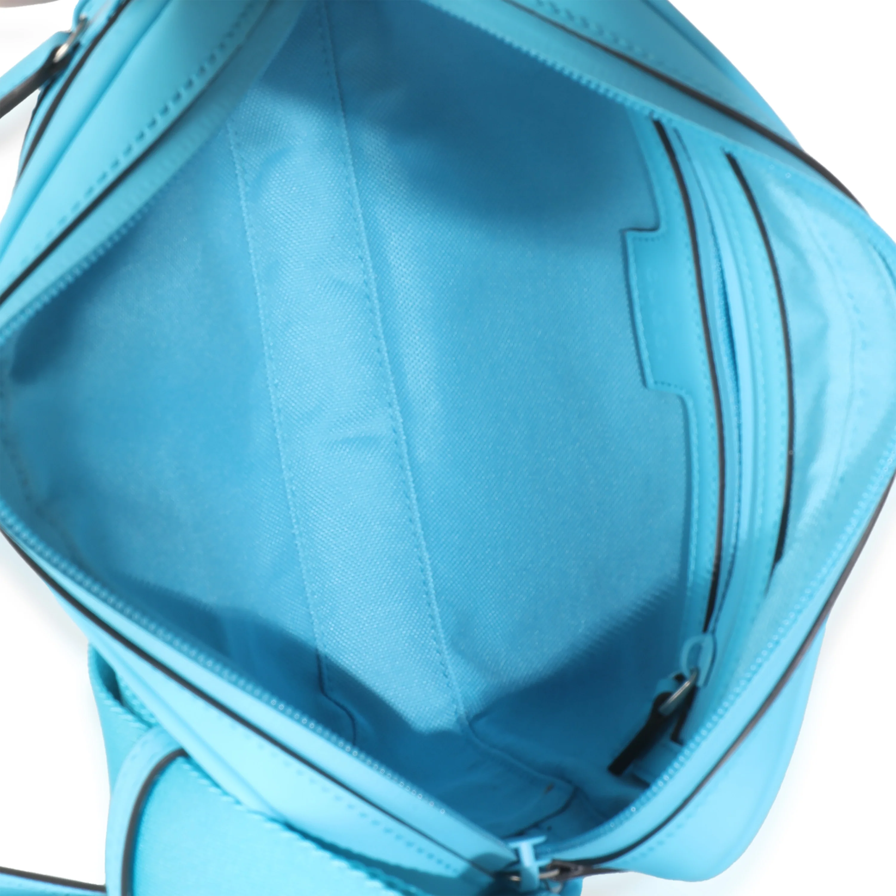 Bright Blue Rubber Effect Monogram GG Crossbody Bag - Image 8