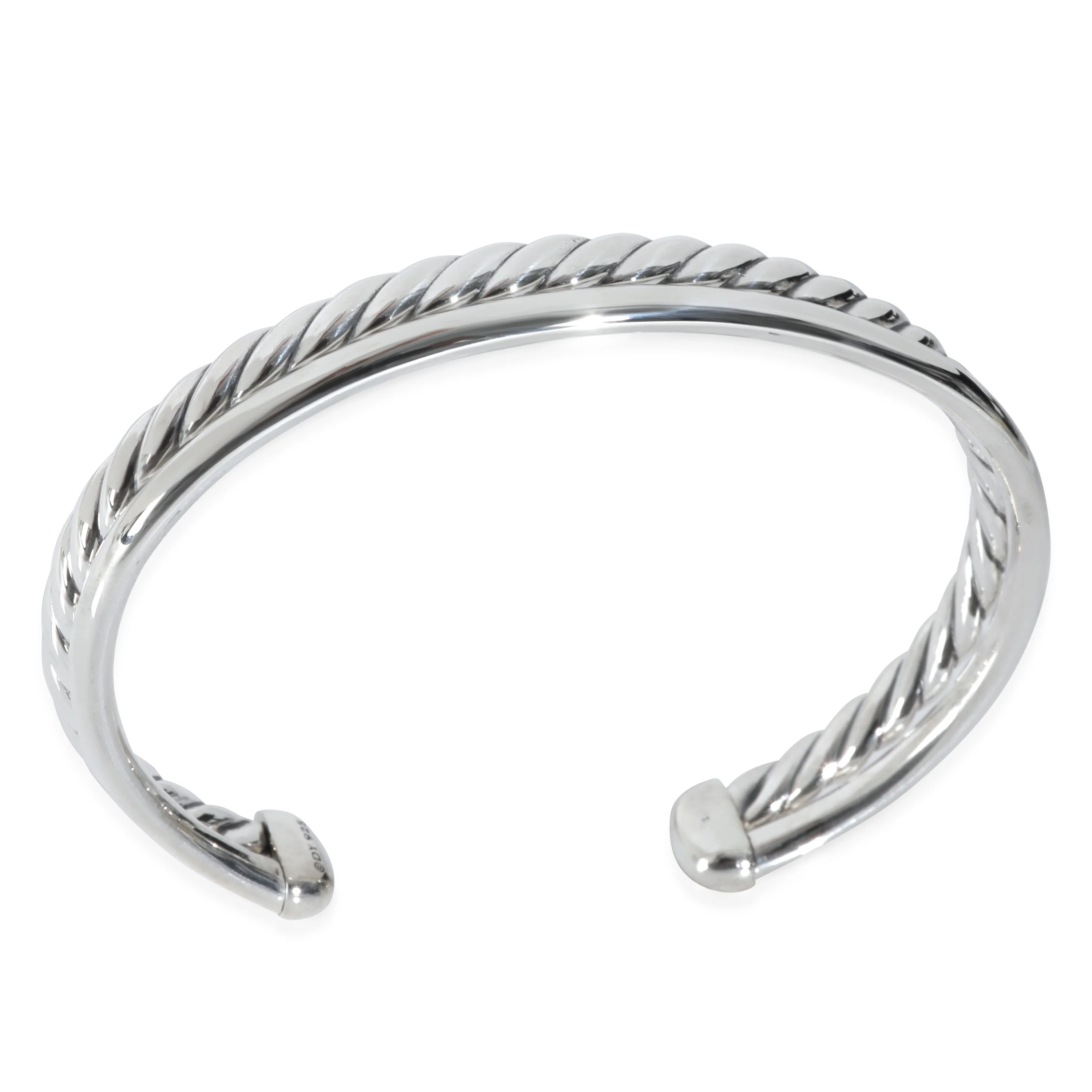 Sterling Silver Mercer Two Row Cuff Bracelet - Image 4