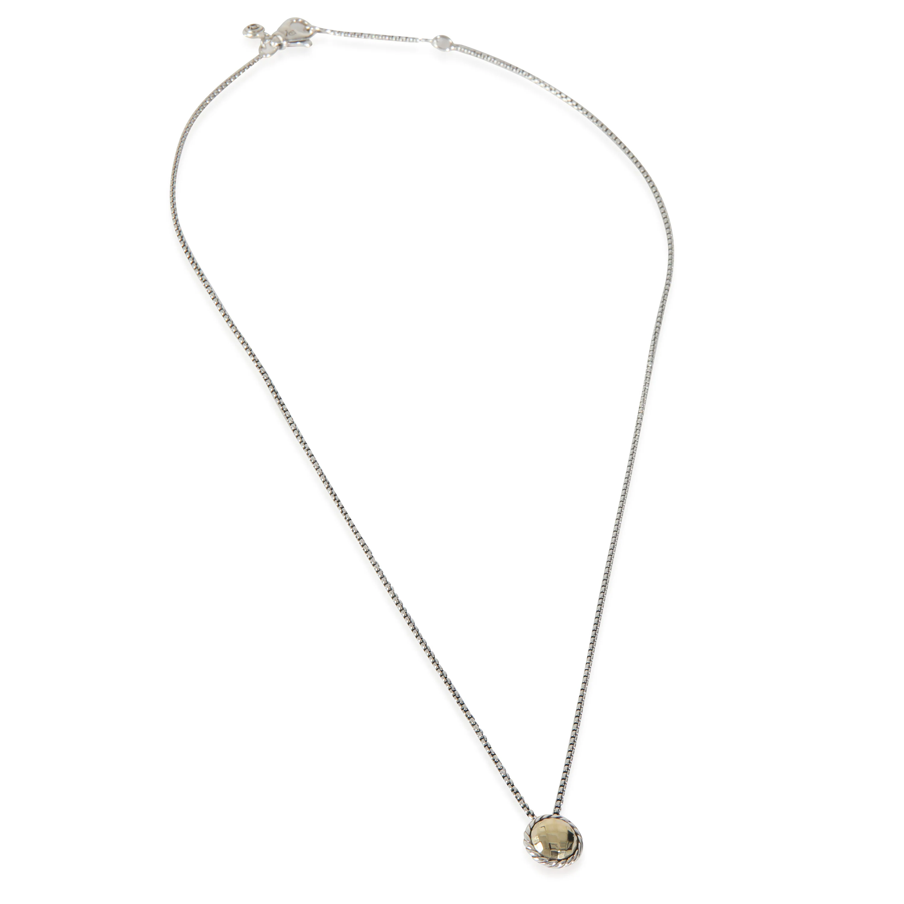 Yellow Gold & Sterling Silver  Chatelaine Pendant - Image 2