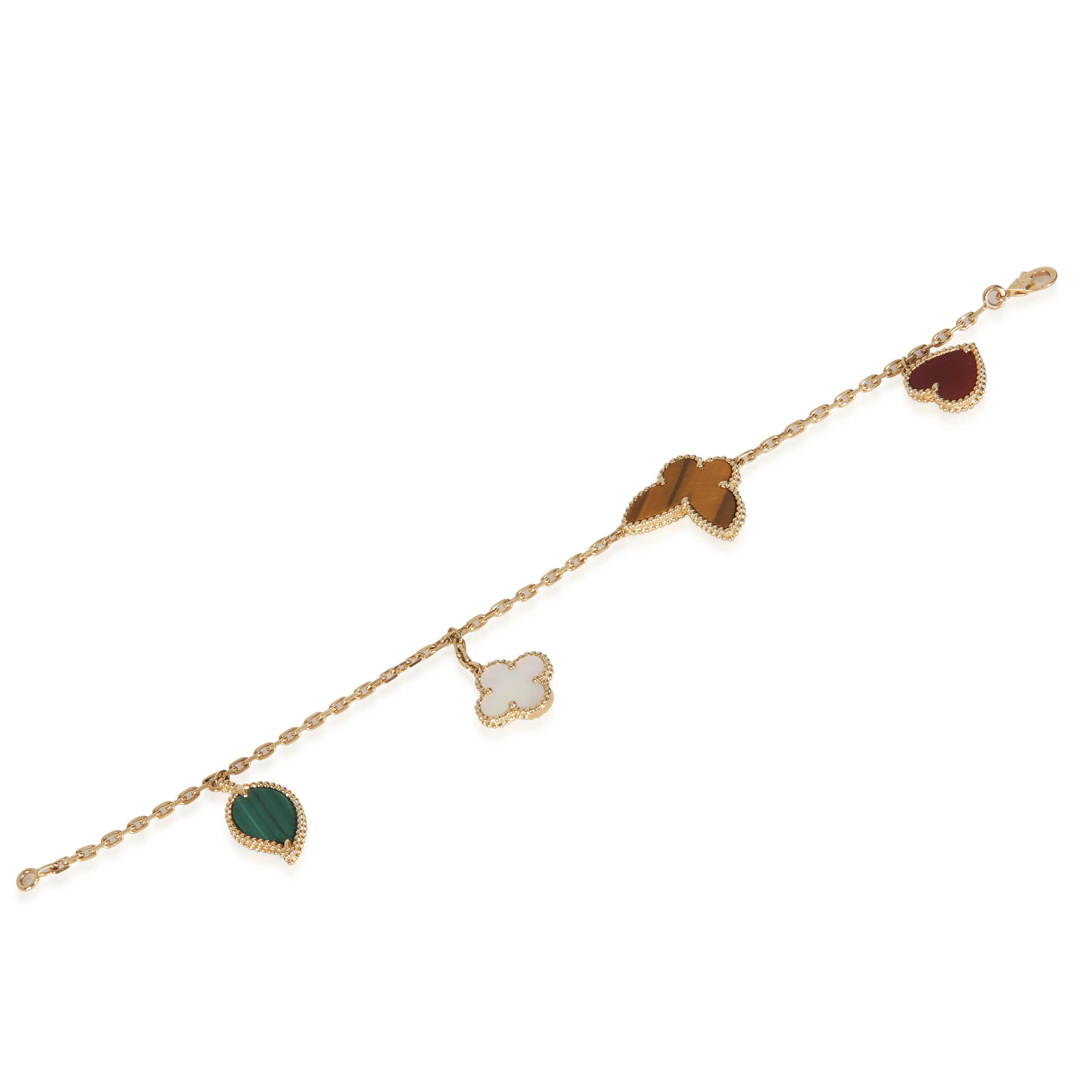 Yellow Gold  Lucky Alhambra Bracelet - Image 2