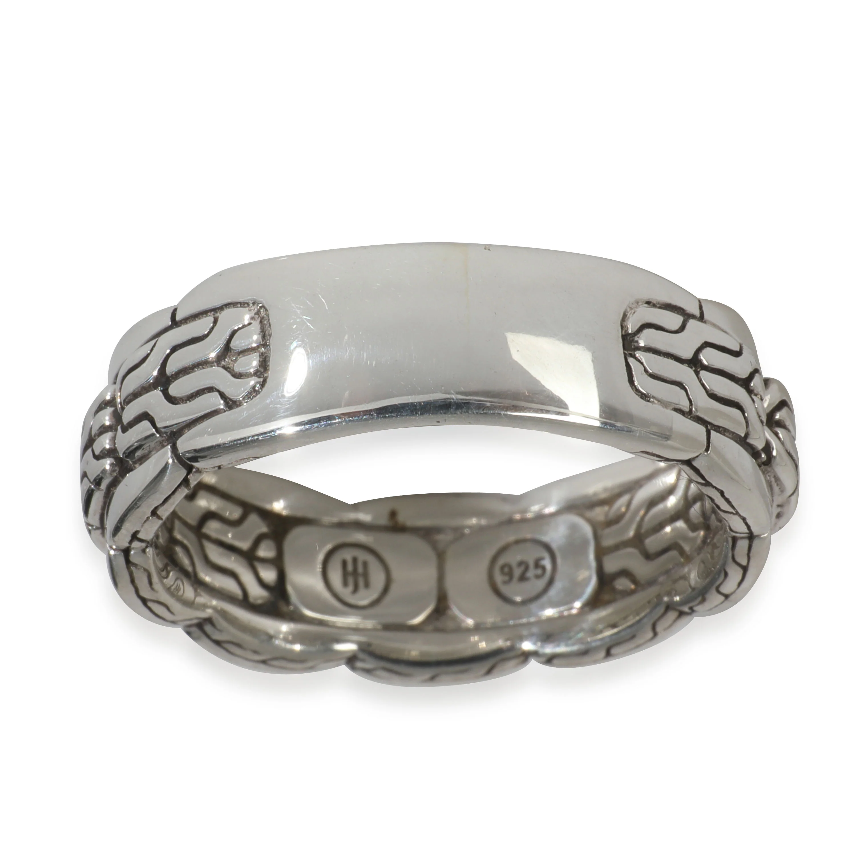 Sterling Silver  Classic Chain Ring - Image 4