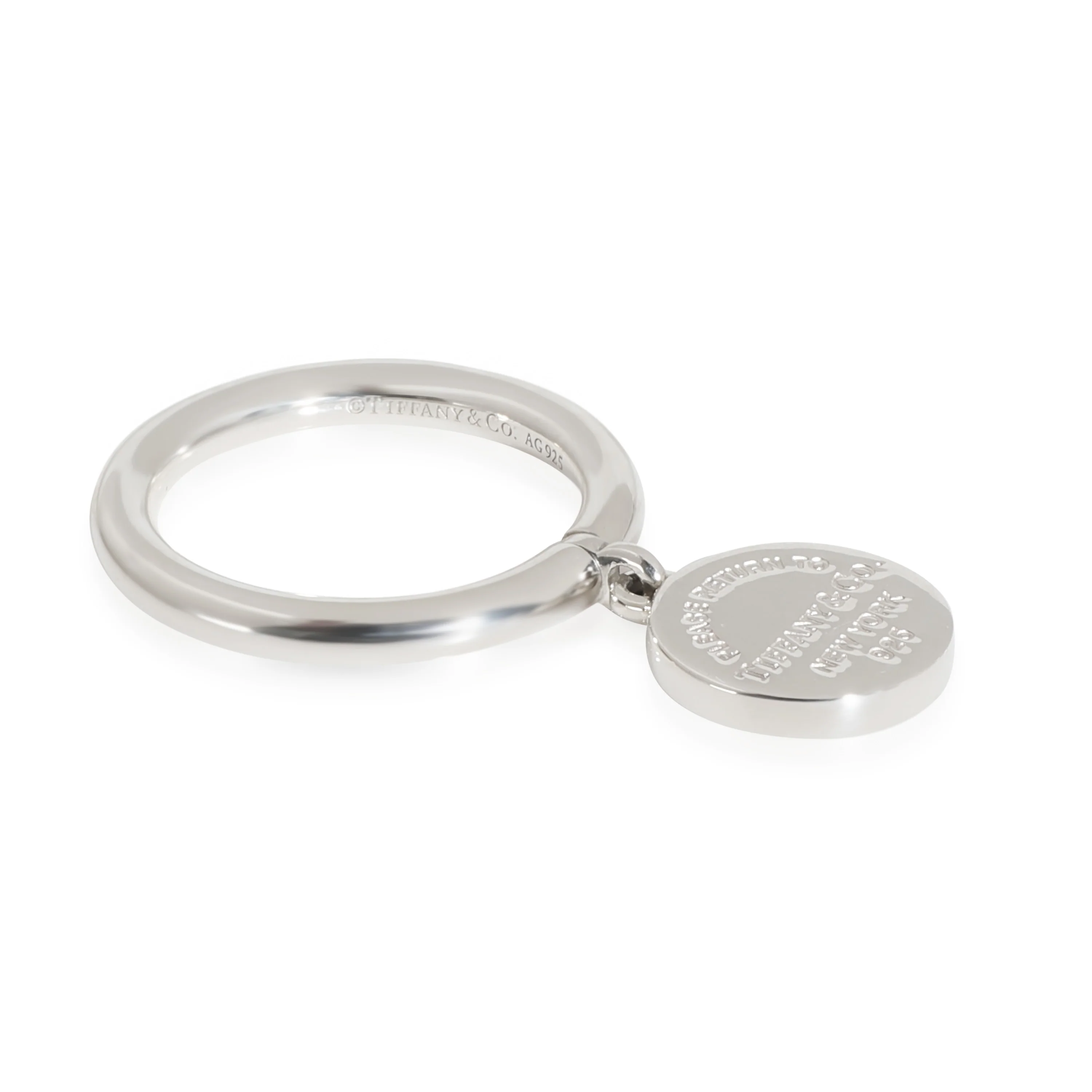 Sterling Silver  Return To Tiffany Charm Ring - Image 2