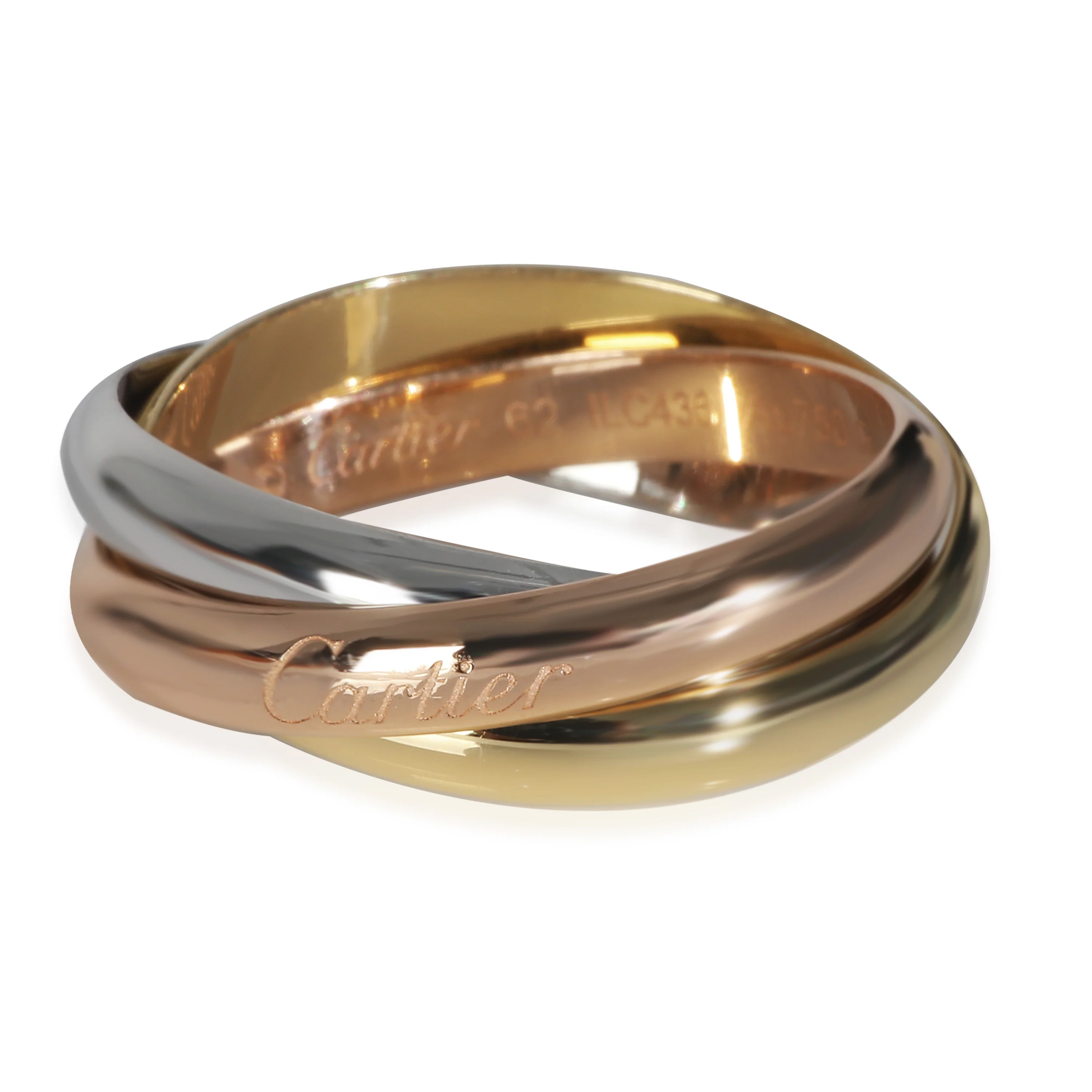 3-Tone Gold Trinity Ring
