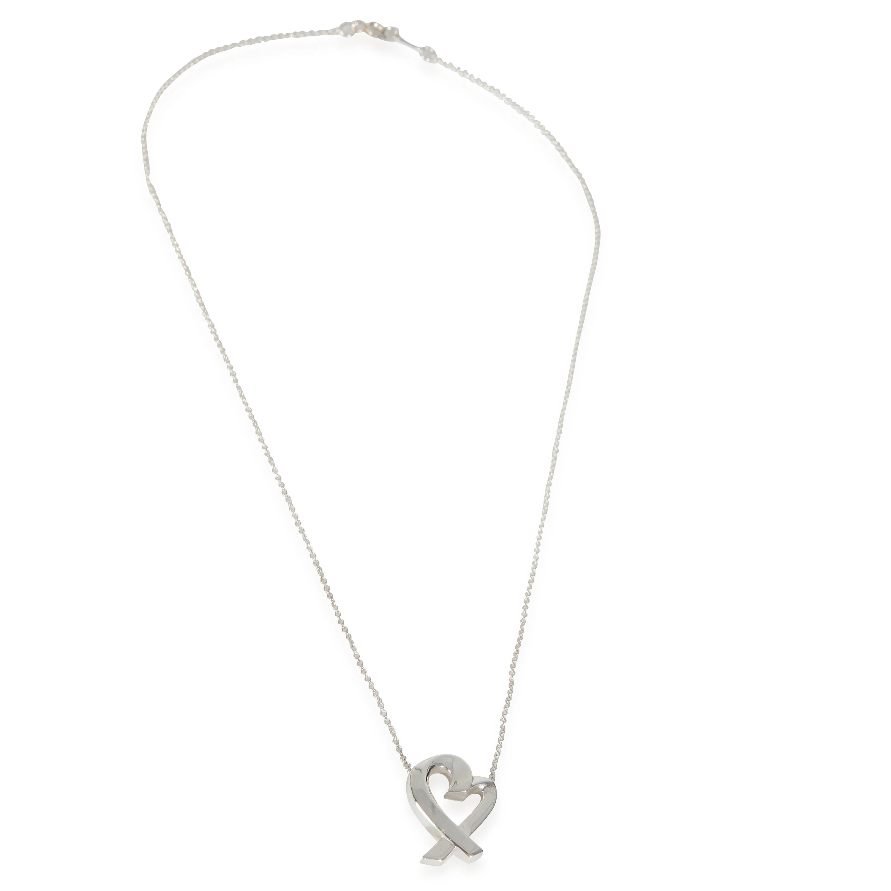 Sterling Silver Small Paloma Picasso Loving Heart Pendant - Image 2