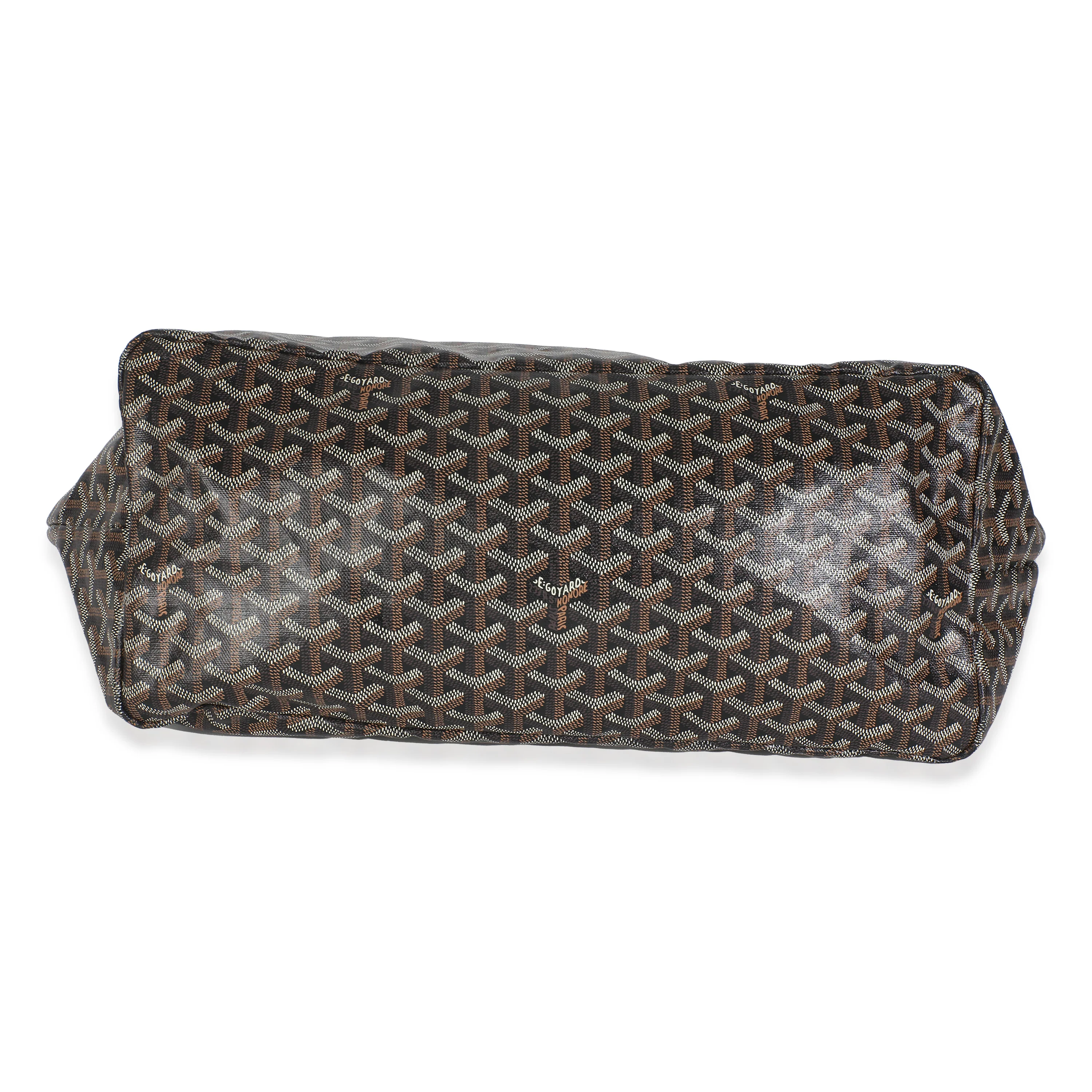 Black Goyardine Canvas French Bulldog Saint Louis GM - Image 5