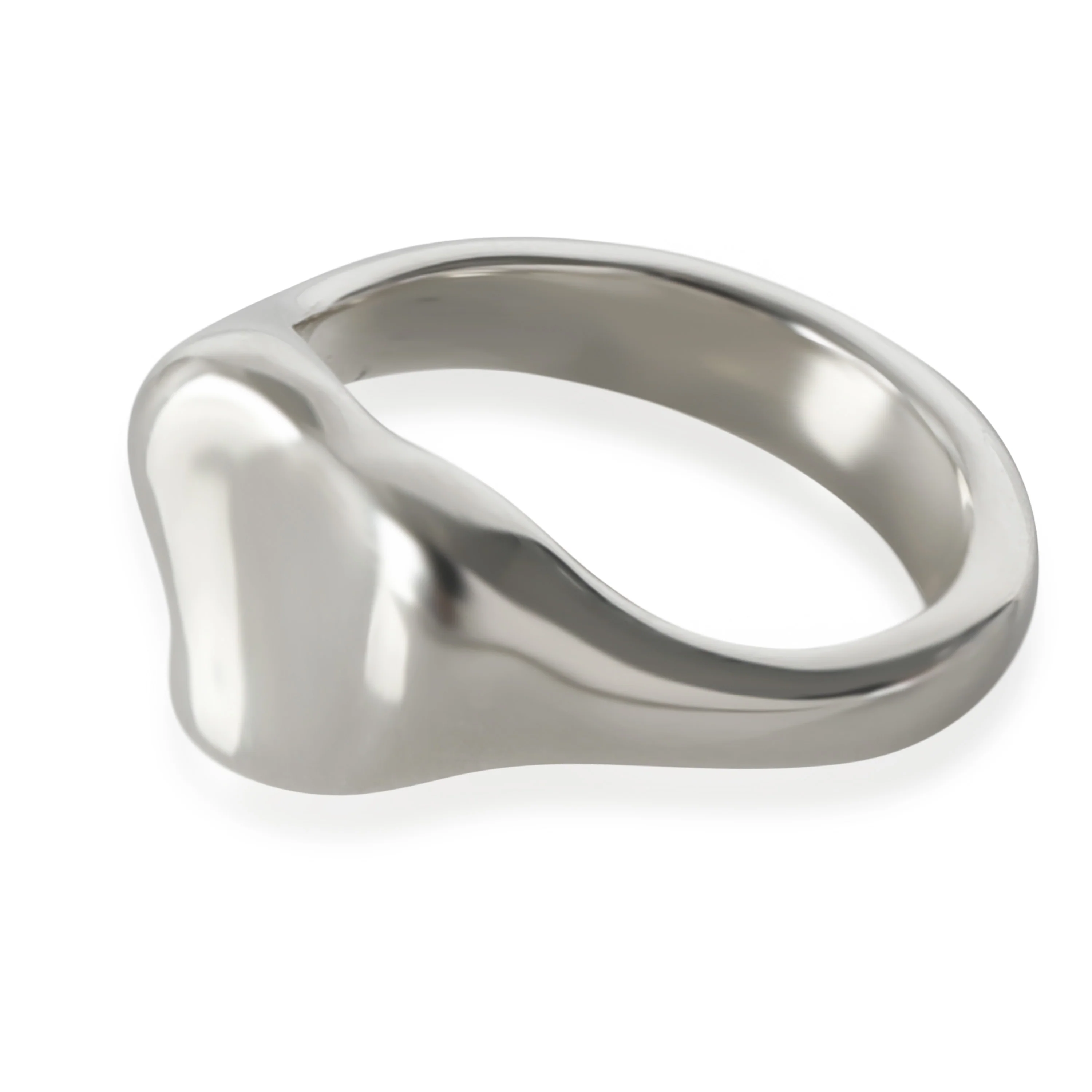 Sterling Silver  Elsa Peretti Full Heart Ring - Image 2