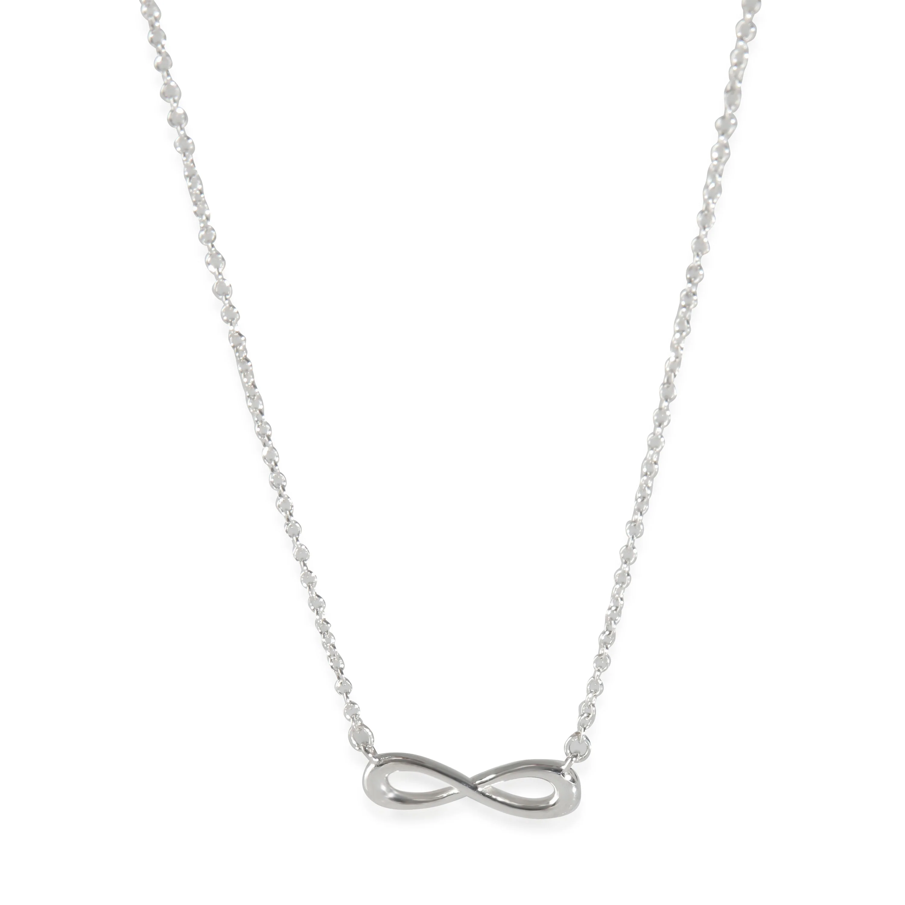 Sterling Silver  Infinity Necklace