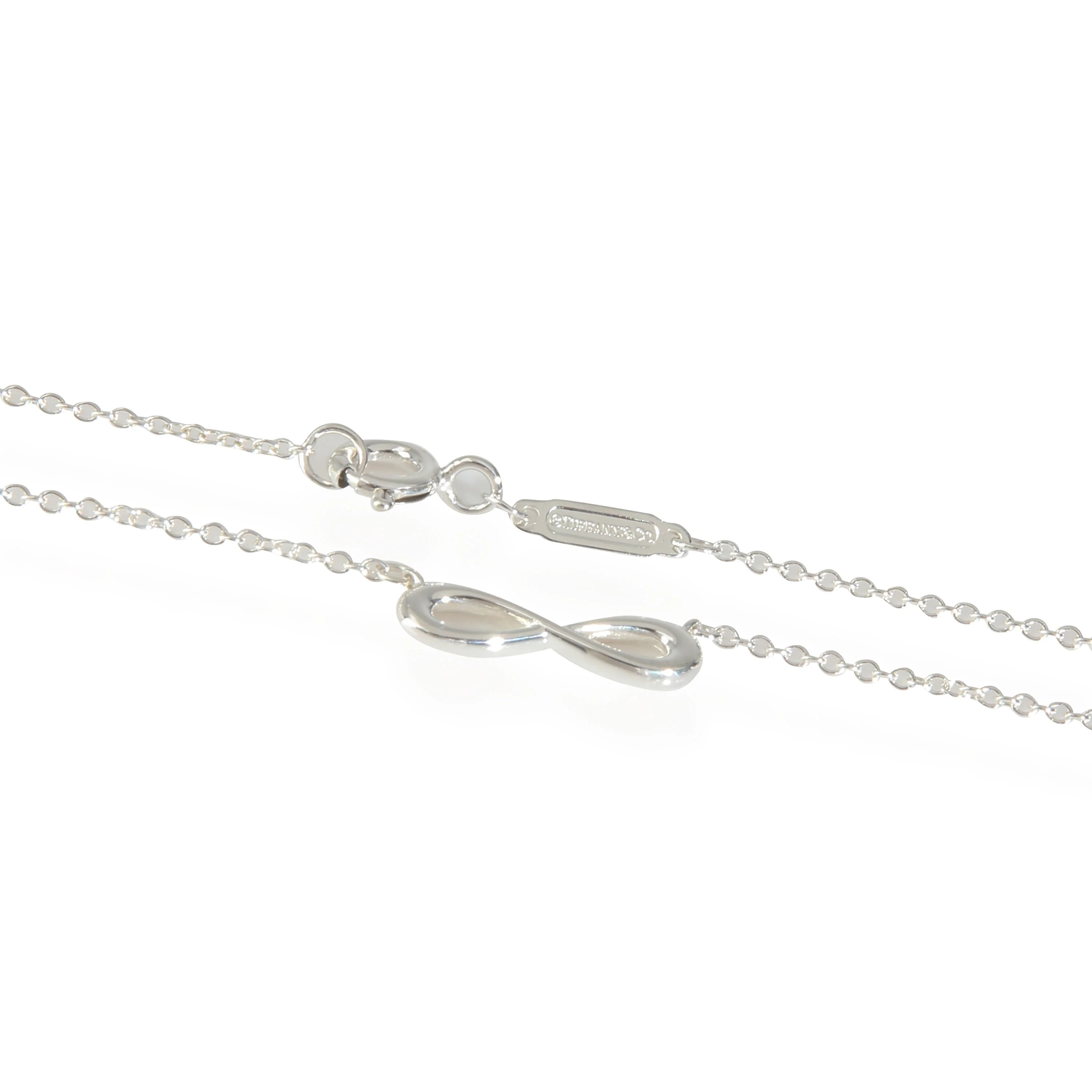 Sterling Silver  Infinity Necklace - Image 3