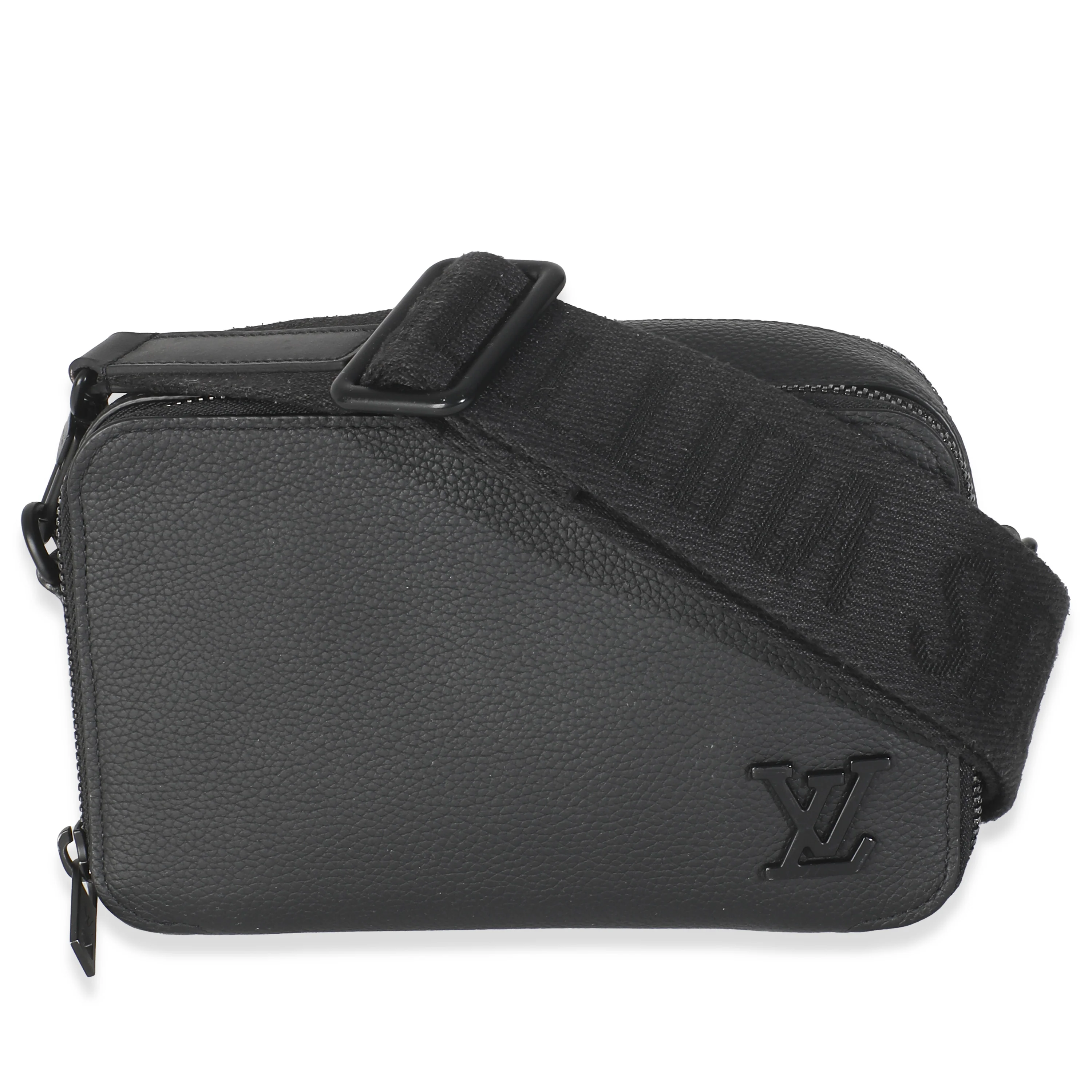 Black Taurillon Alpha Wearable Wallet