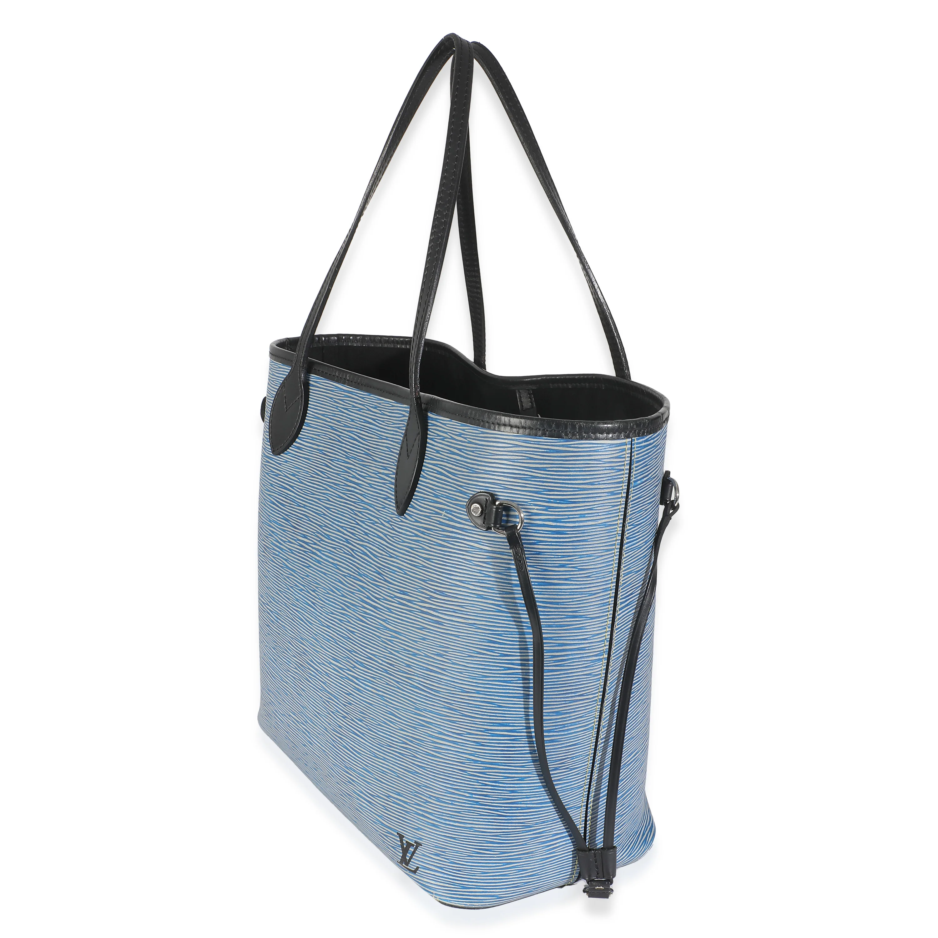 Blue Denim Epi Neverfull MM - Image 2