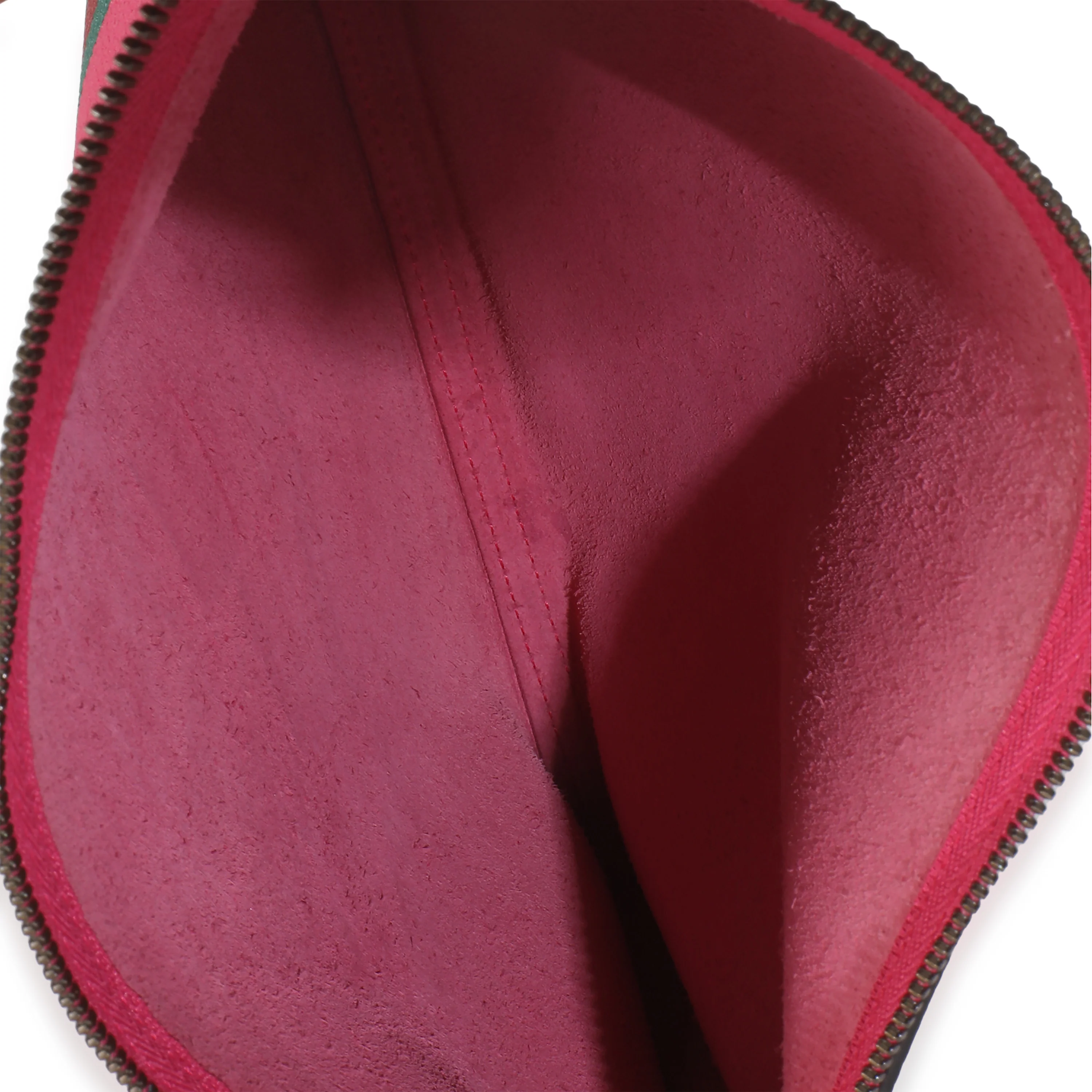 Pink Pebbled Calfskin Medium Logo Portfolio Clutch - Image 7