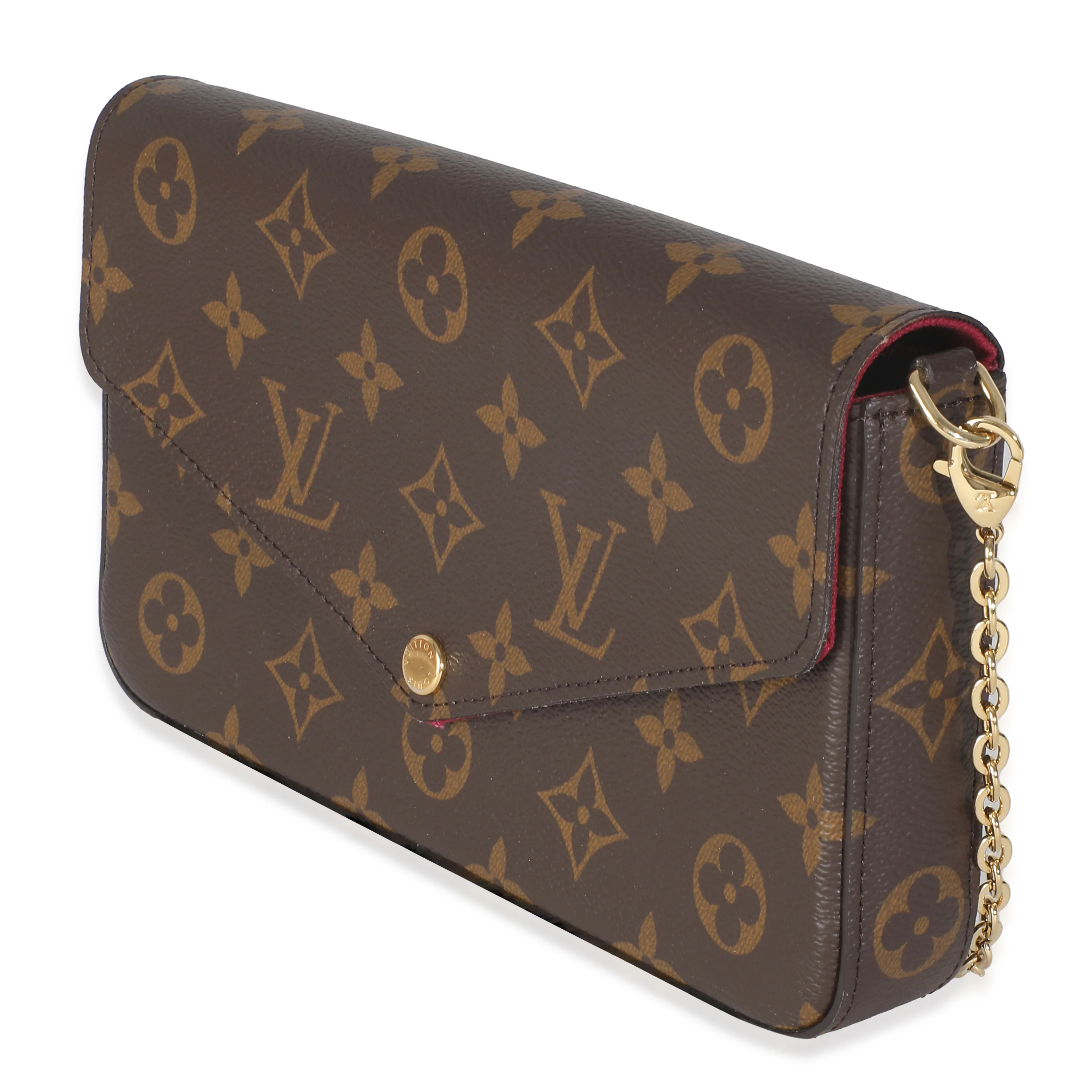 Fuchsia Monogram Canvas Felicie Pochette - Image 2