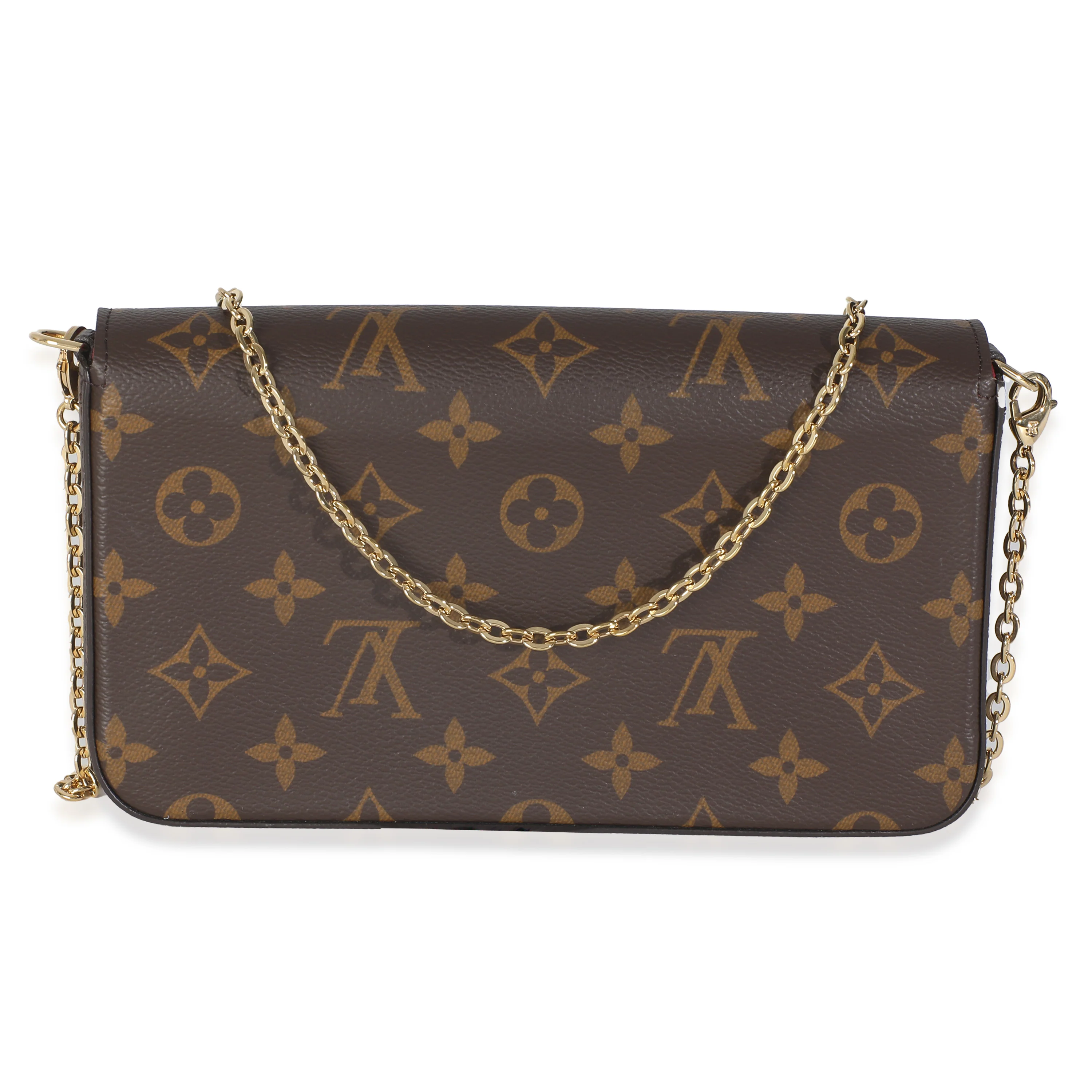 Fuchsia Monogram Canvas Felicie Pochette - Image 4