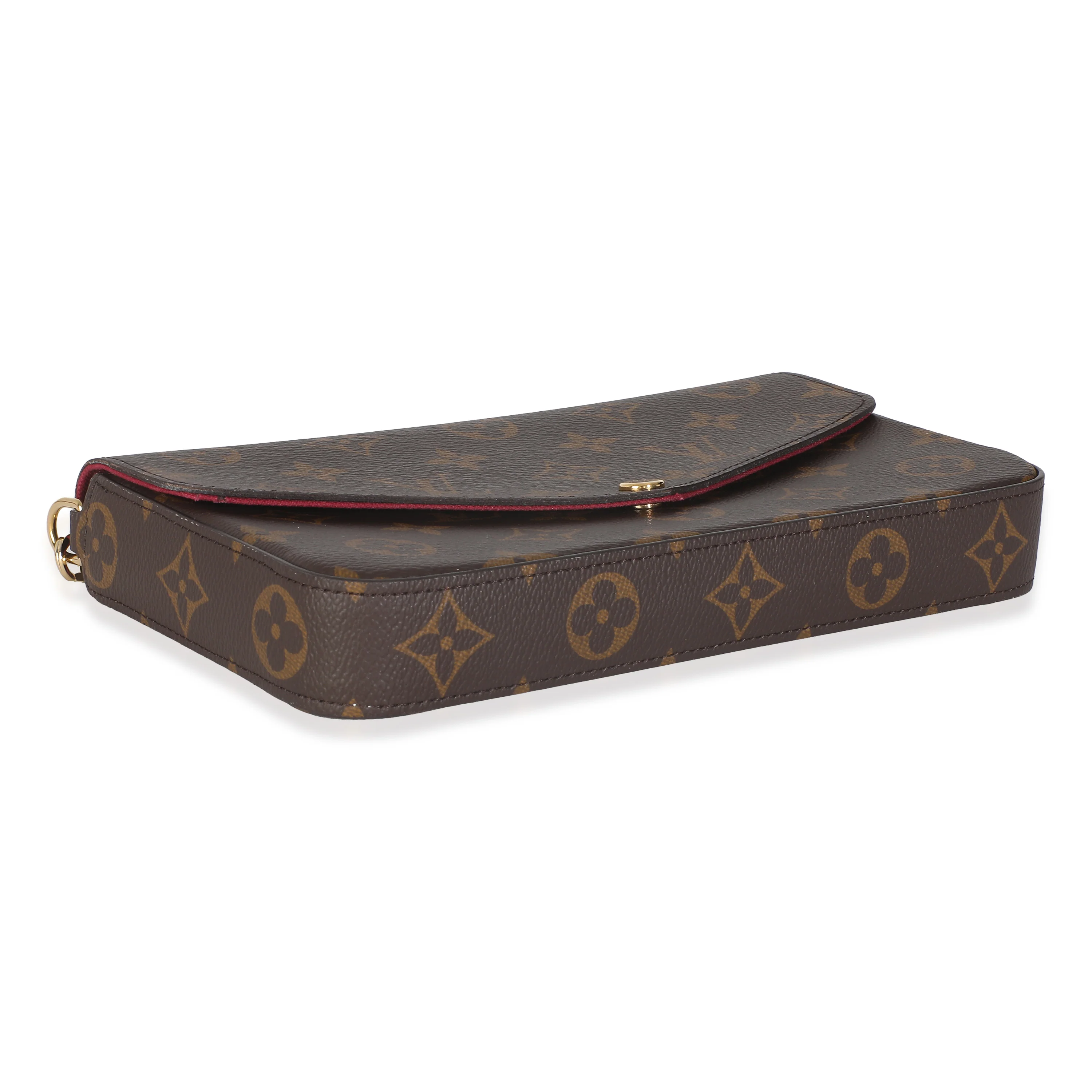 Fuchsia Monogram Canvas Felicie Pochette - Image 6