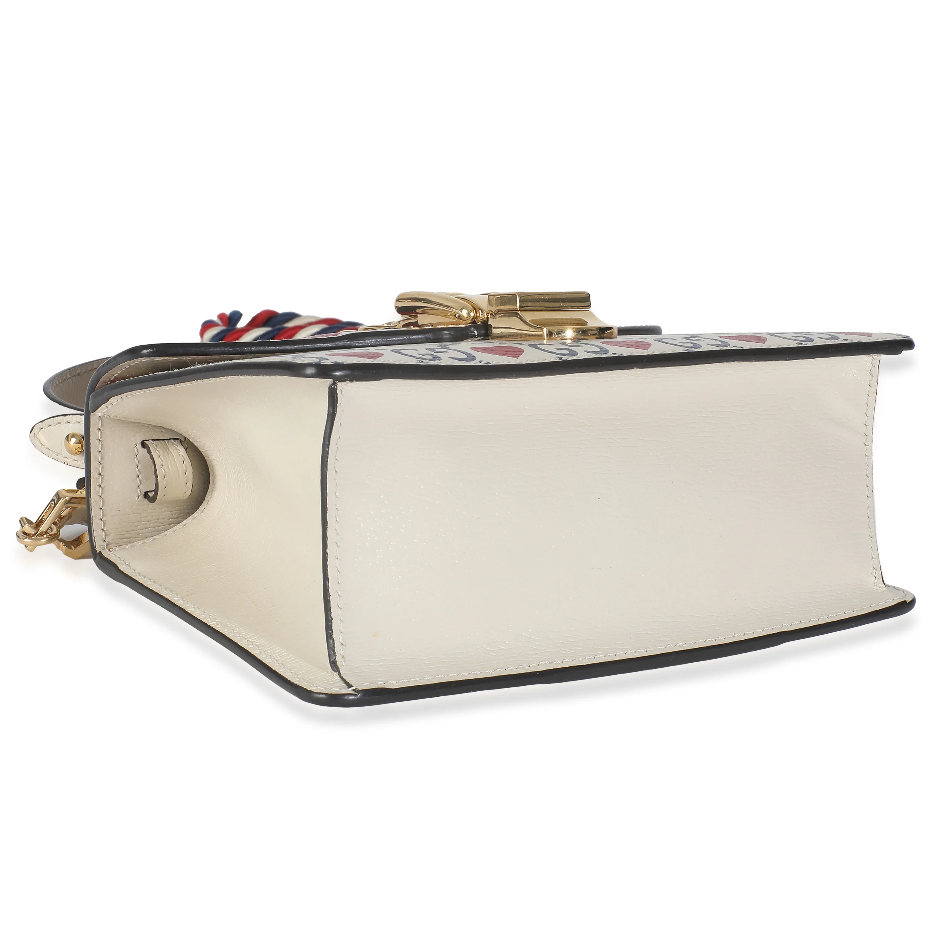 Ivory Calfskin Valentines Day Mini Sylvie Top Handle - Image 6