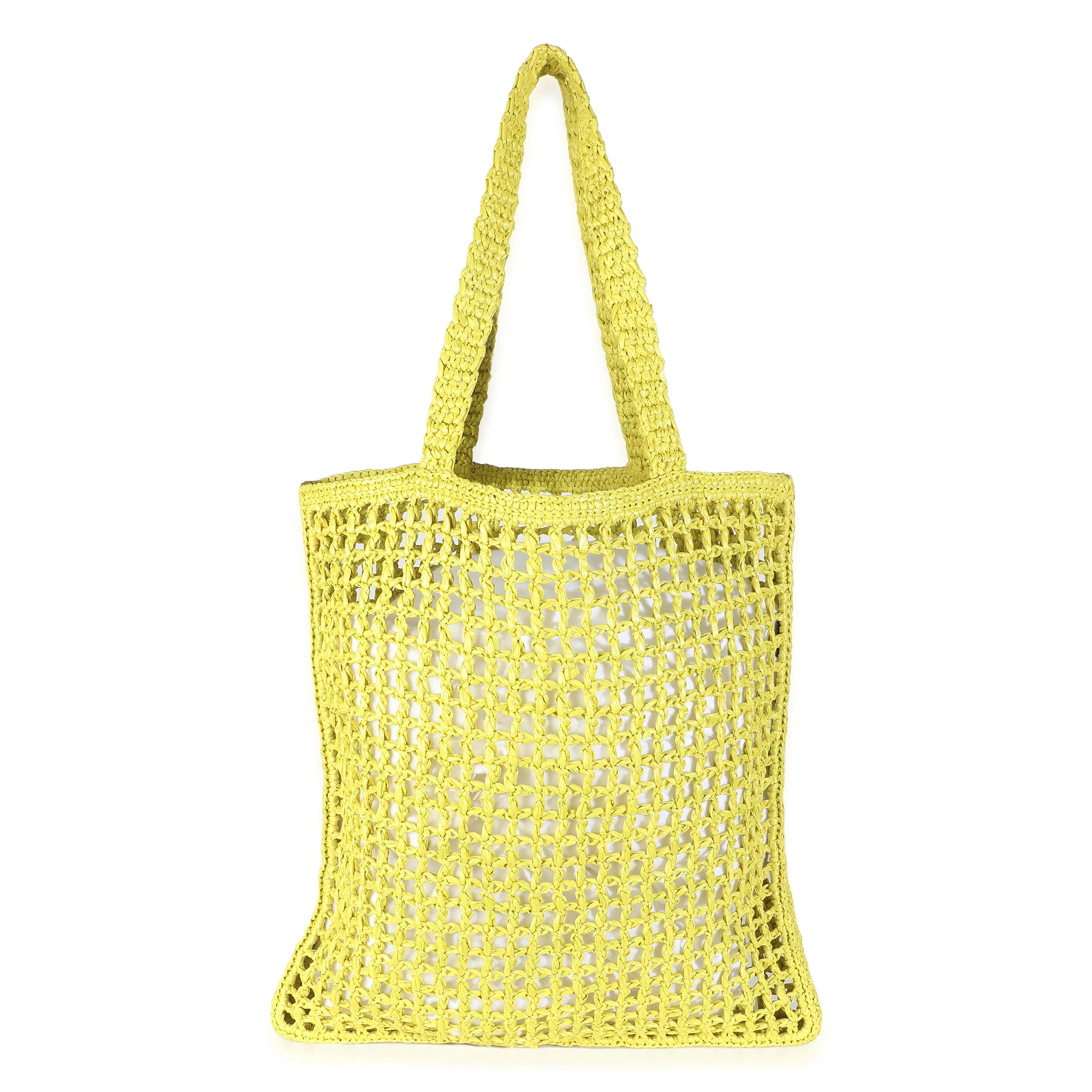 Grass Crochet Raffia Tote - Image 4
