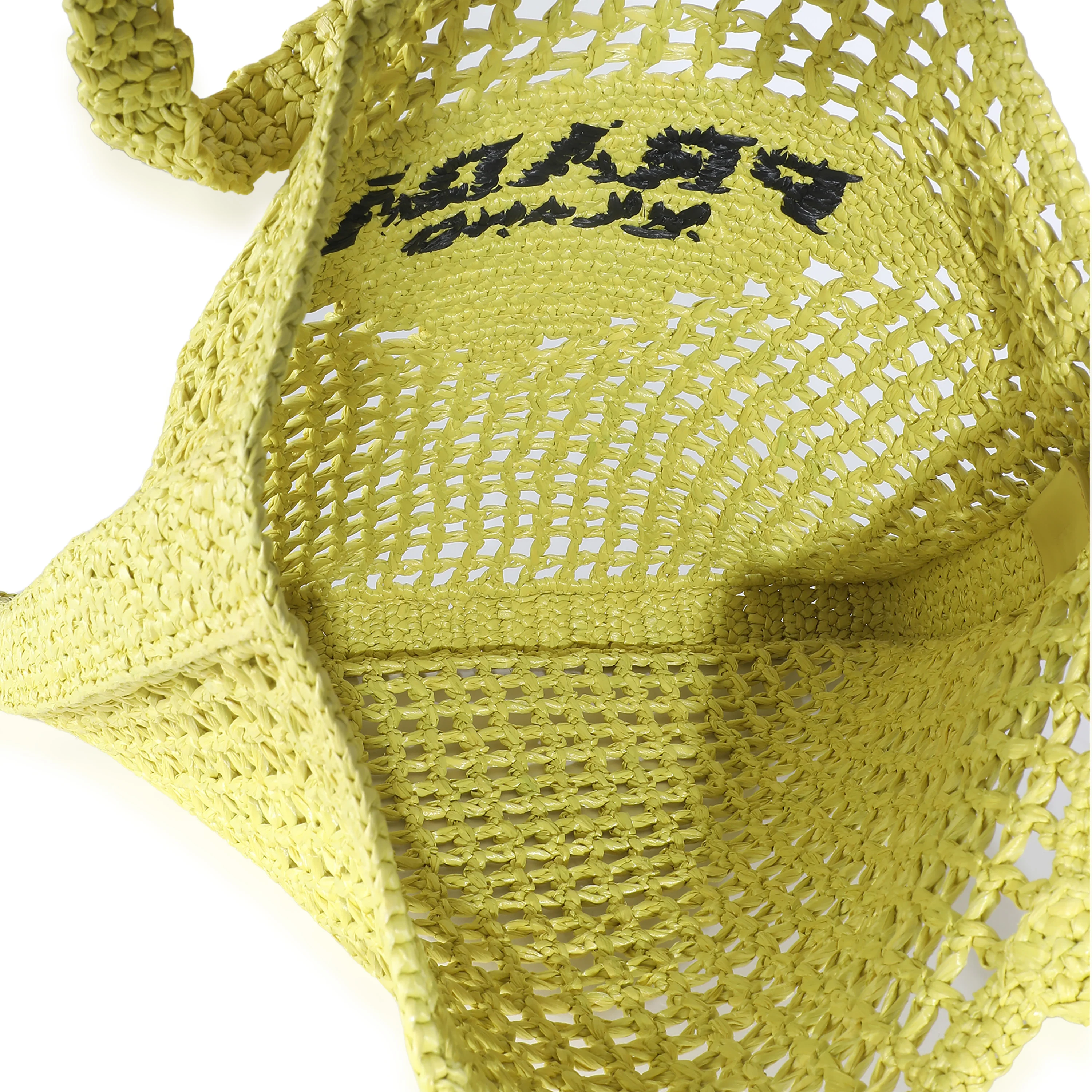 Grass Crochet Raffia Tote - Image 8