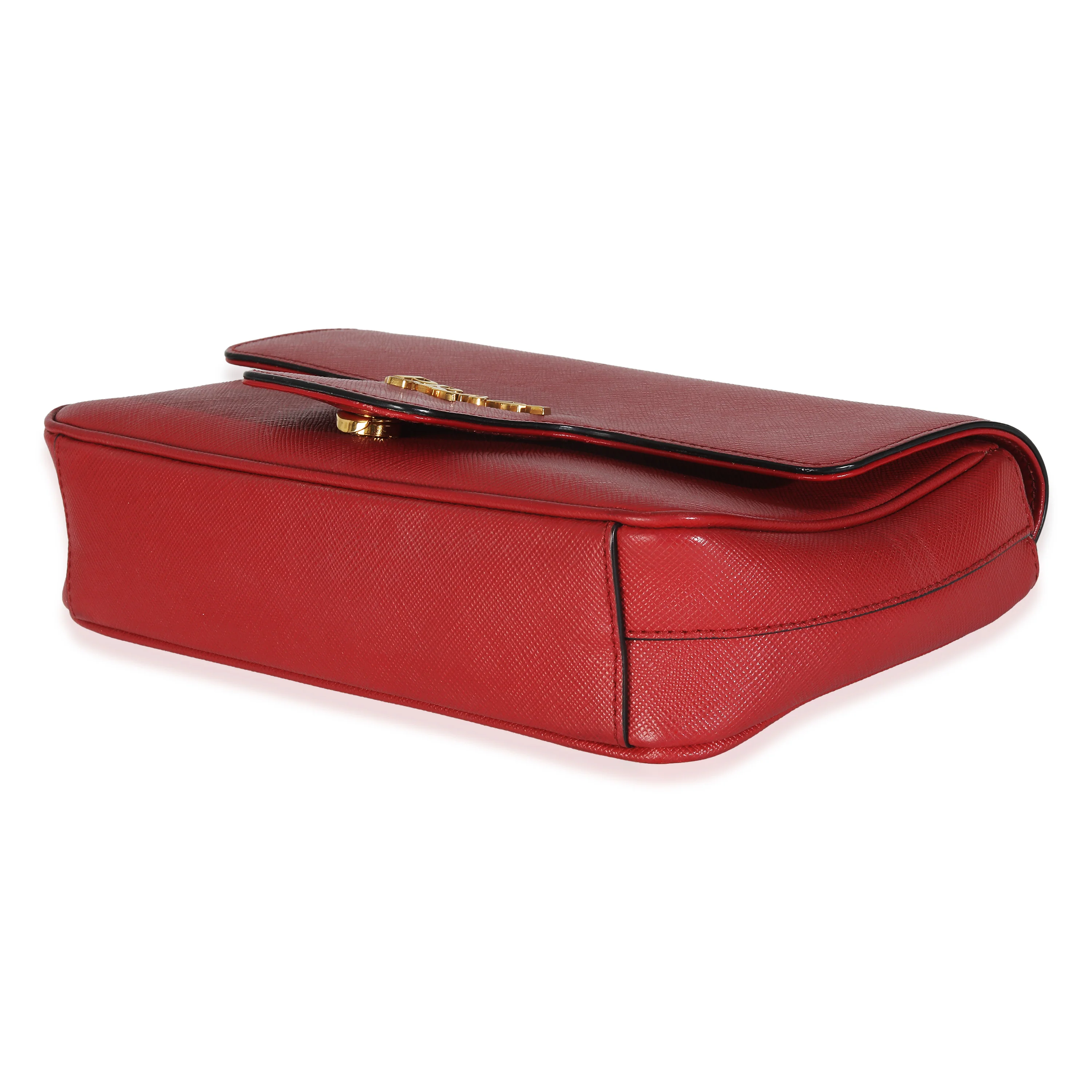 Red Pattina Saffiano Flap - Image 6