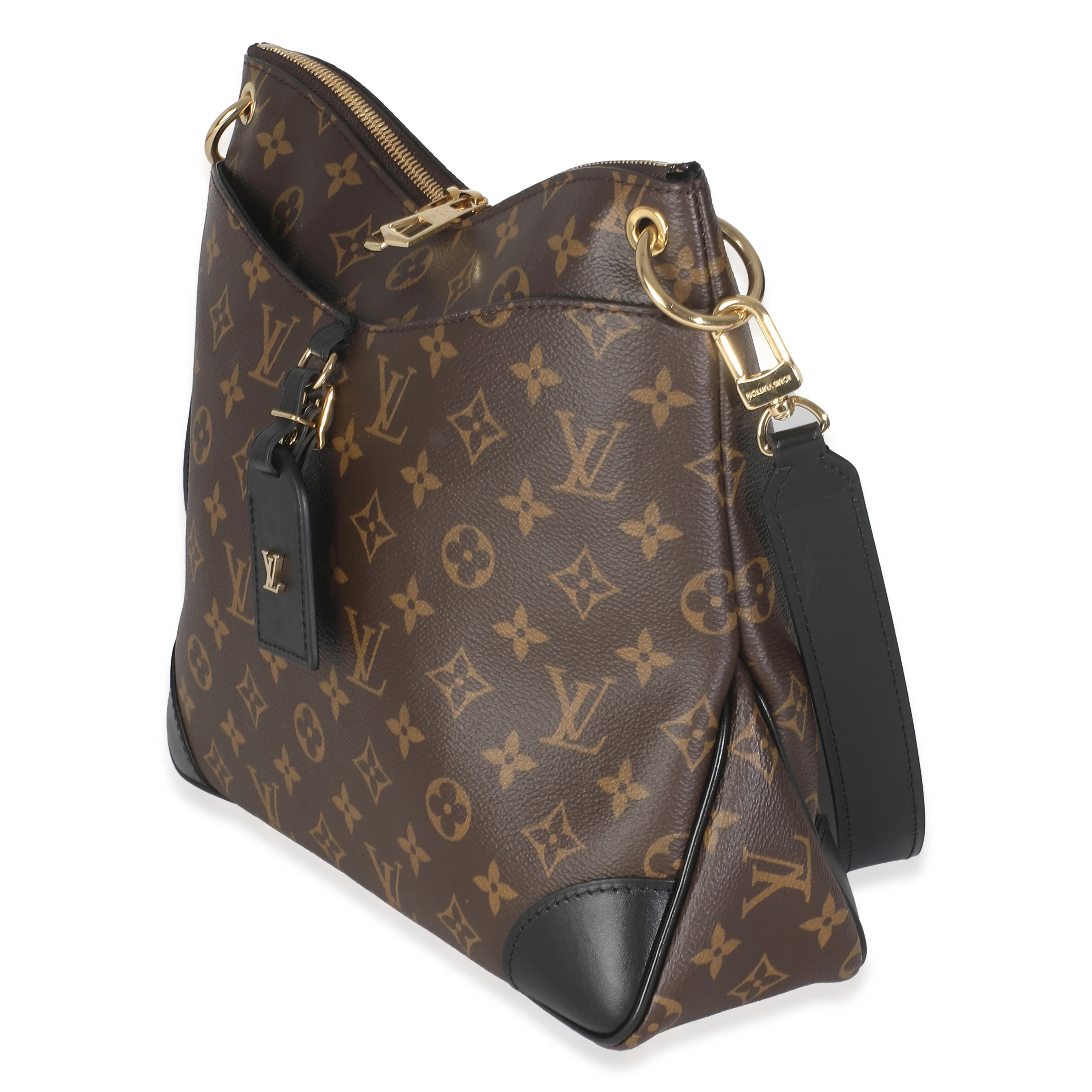 -Black Monogram Canvas Odeon MM - Image 3