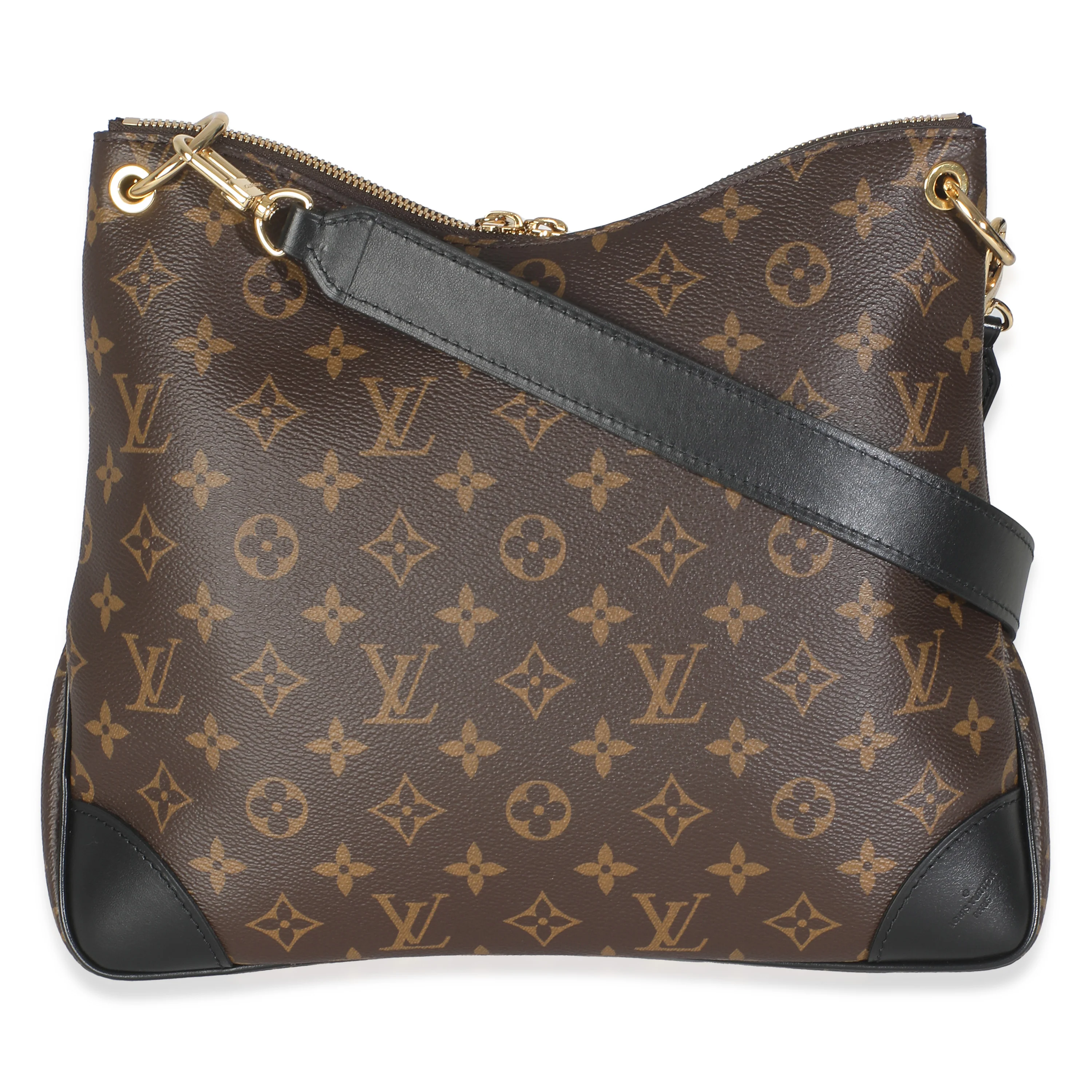 -Black Monogram Canvas Odeon MM - Image 4