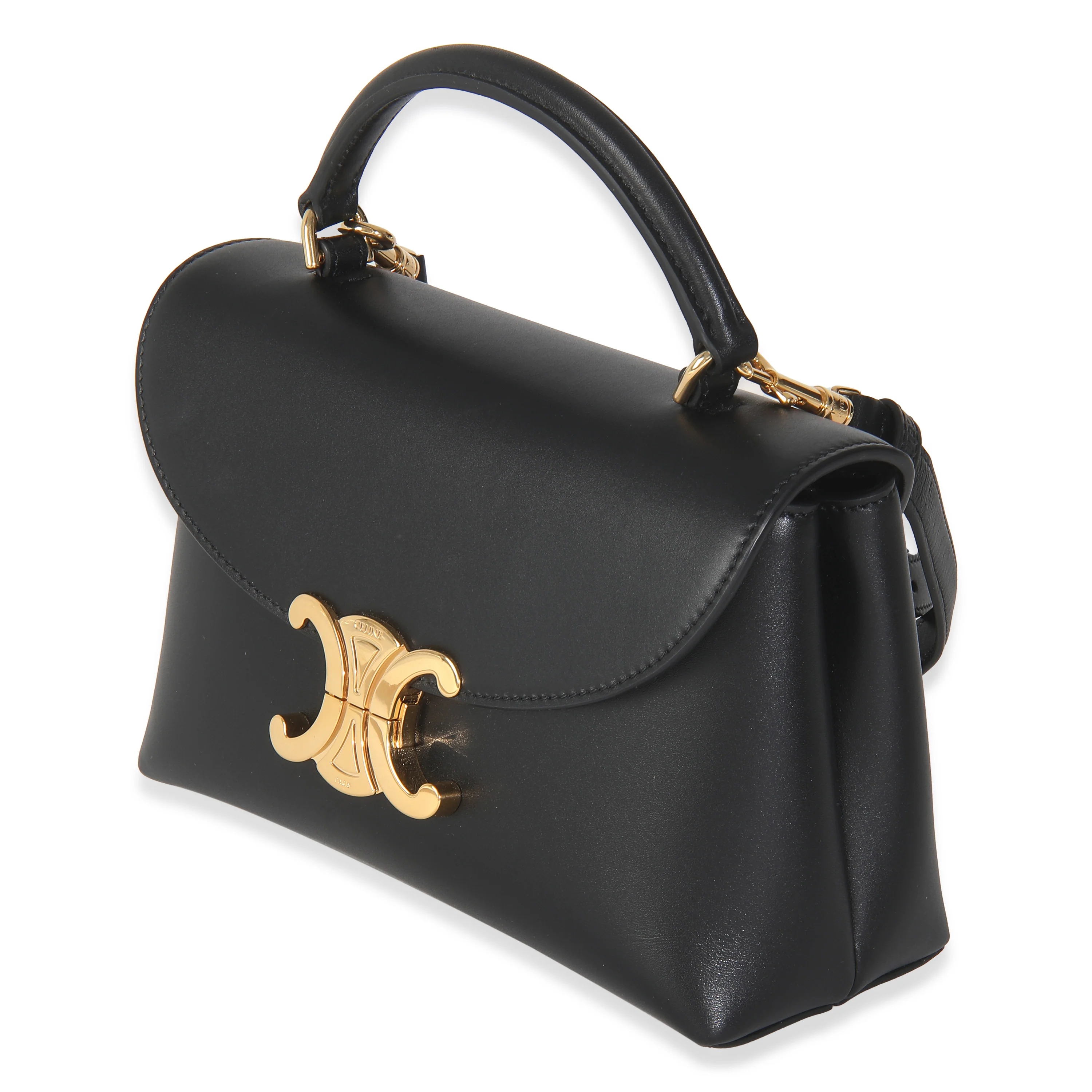 Black Supple Calfskin Teen Nino Top Handle Bag - Image 2