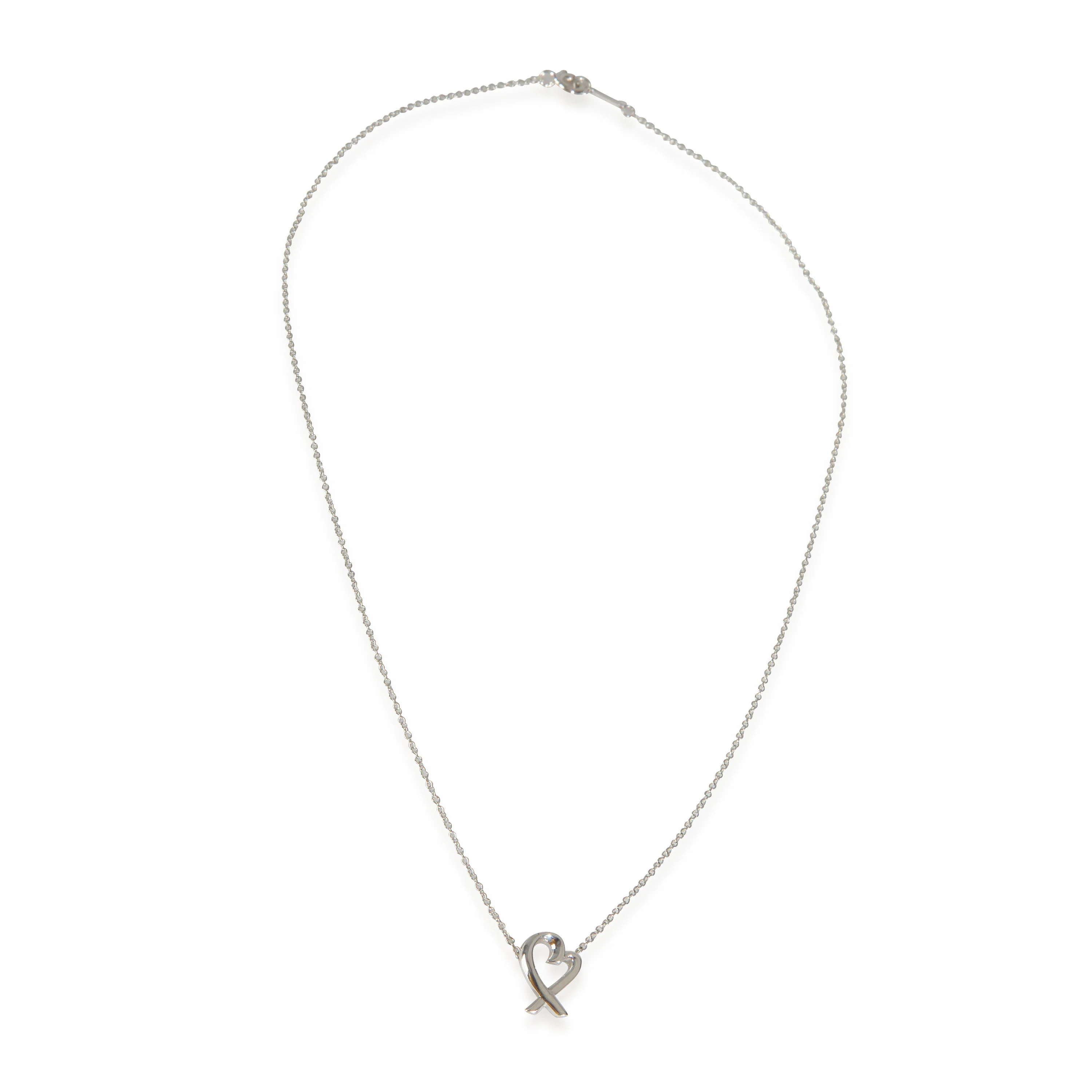 Sterling Silver  Mini Model Paloma Picasso Loving Heart Pendant - Image 2