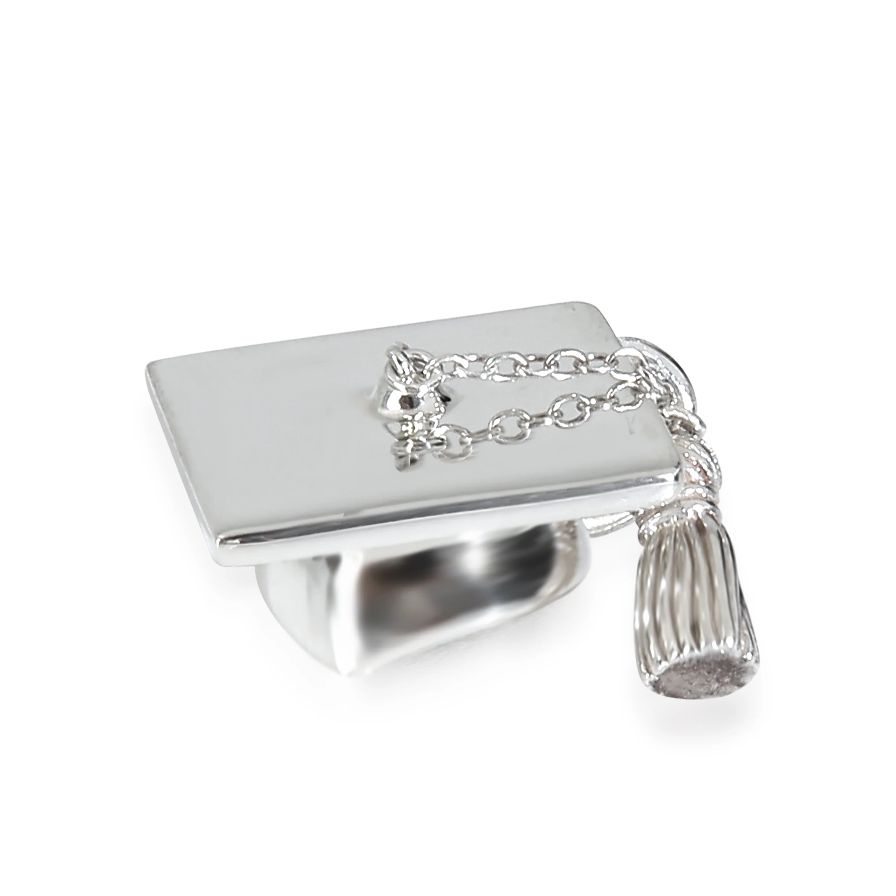 Sterling Silver  Graduation Cap Charm