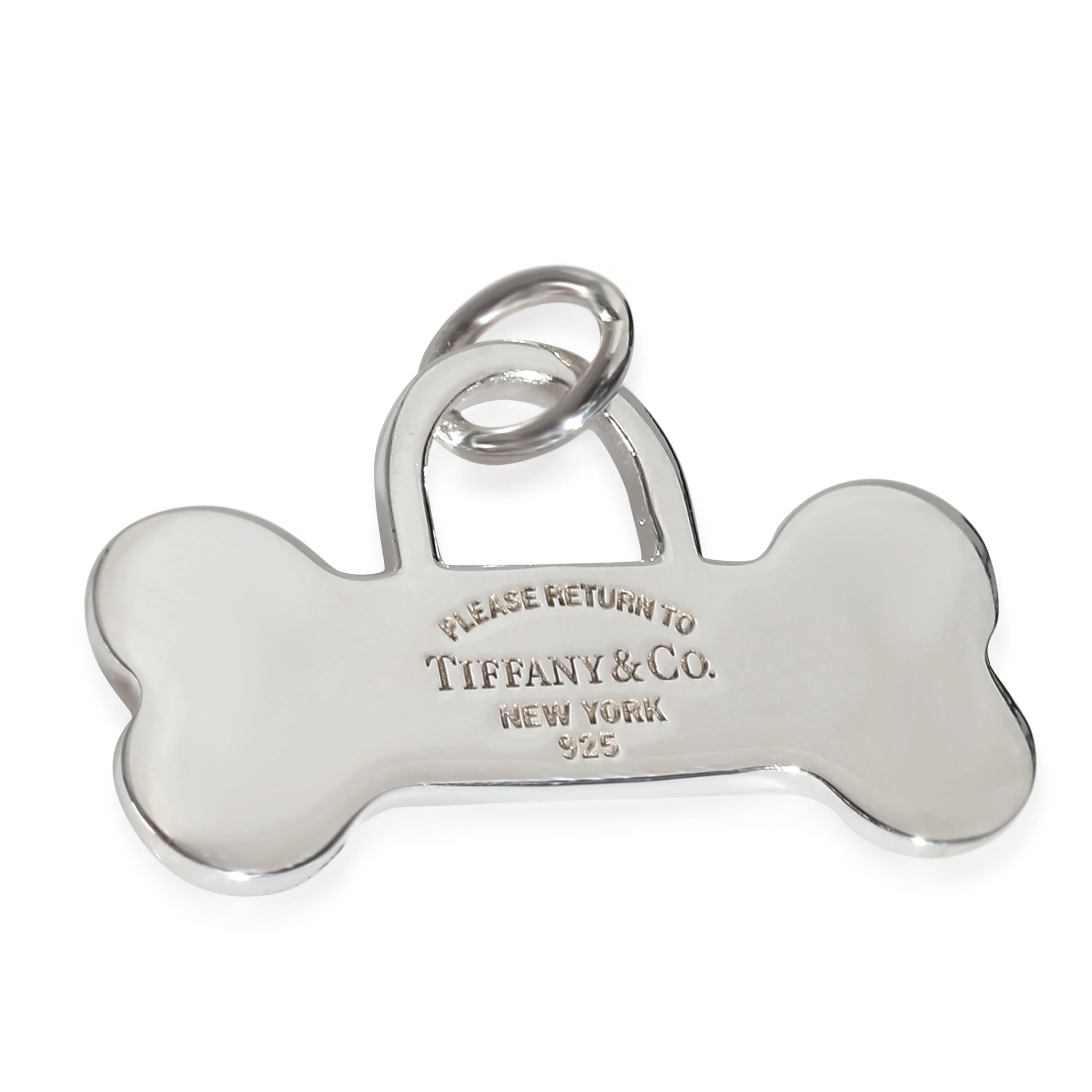 Sterling Silver  Return To Tiffany Dog Bone Charm