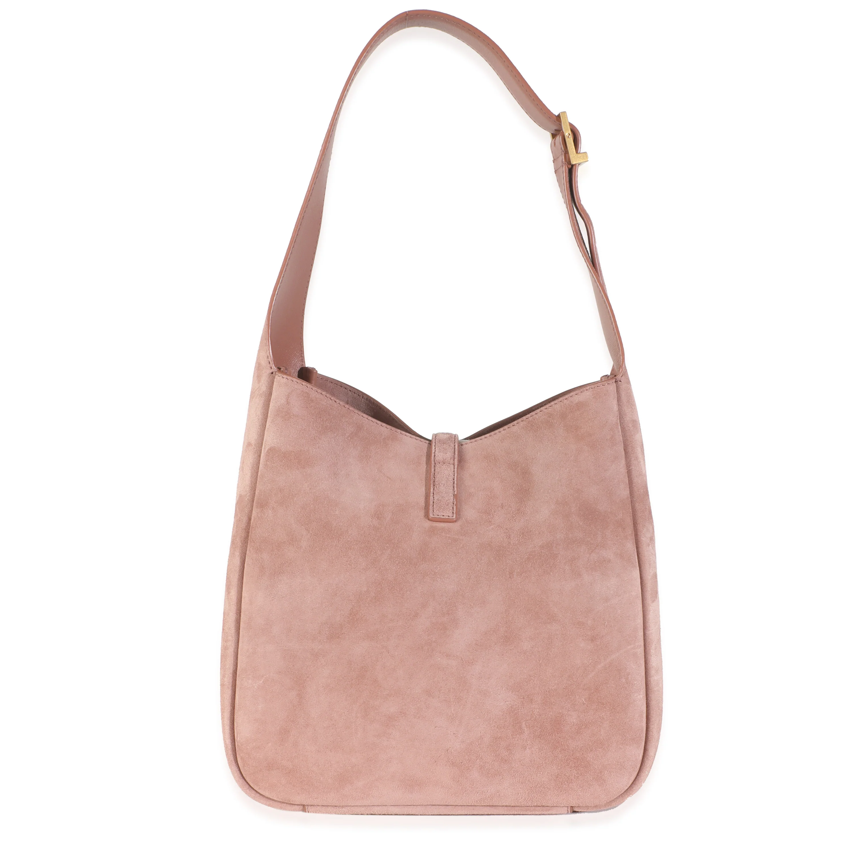 Barely Pink Supple Suede Small Le 5 A 7 Soft Hobo - Image 4