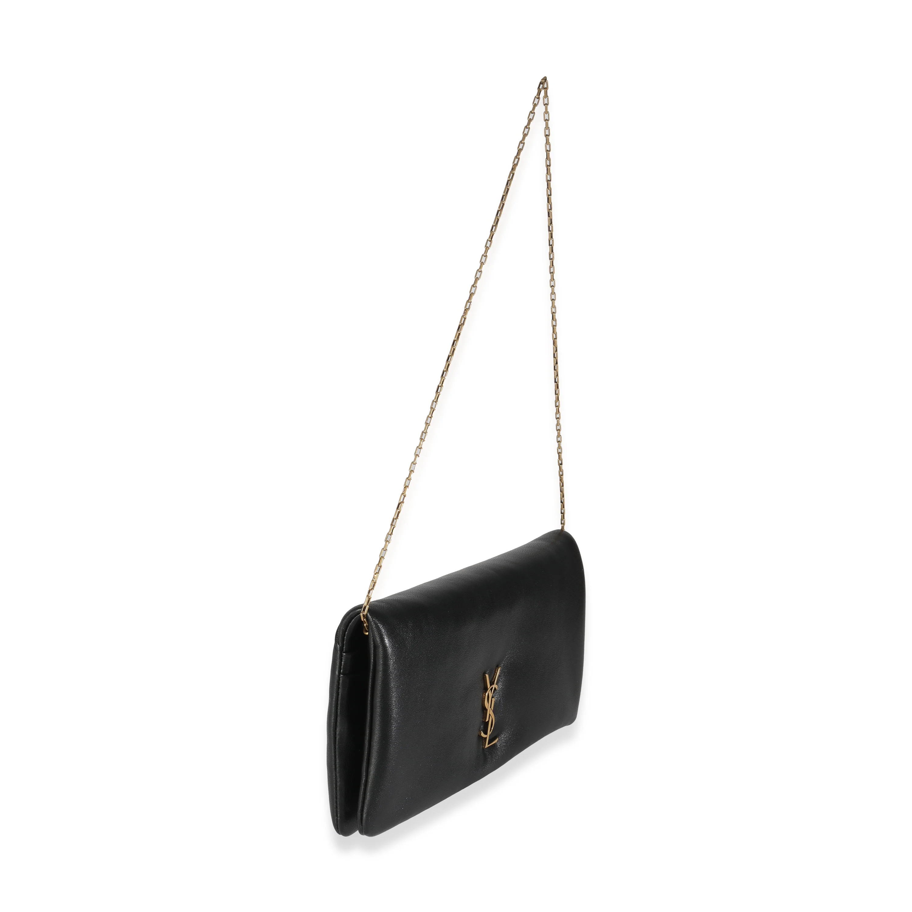 Black Lambskin Calypso Mini Bag - Image 3