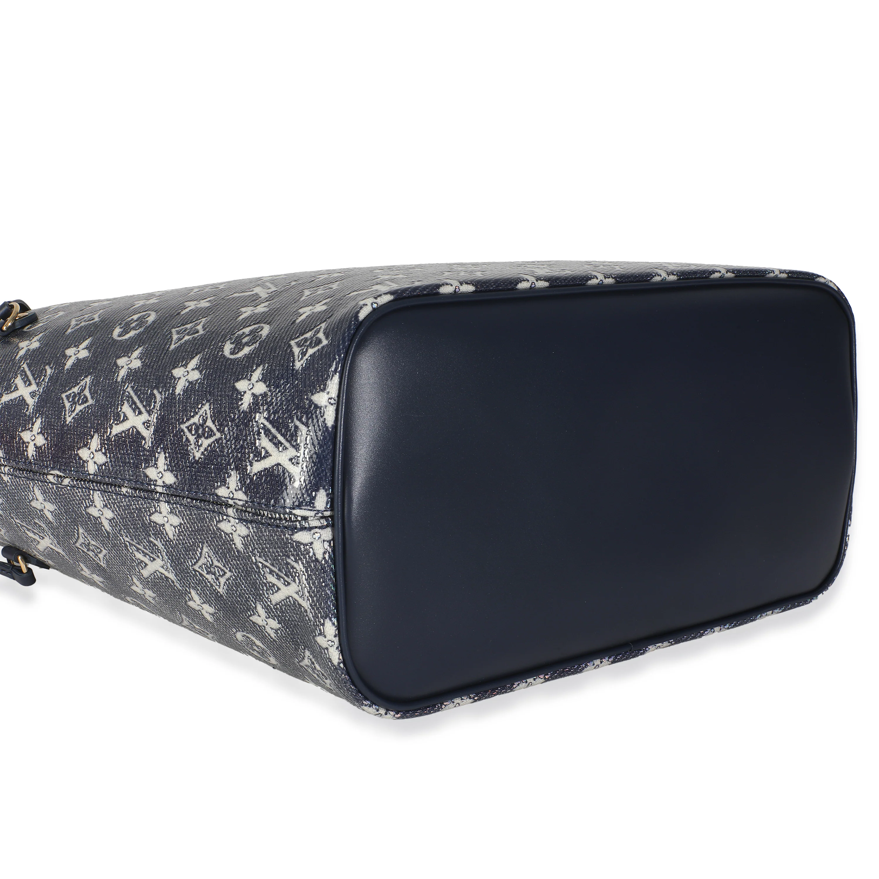 Blue Monoglam Canvas Neverfull MM - Image 6