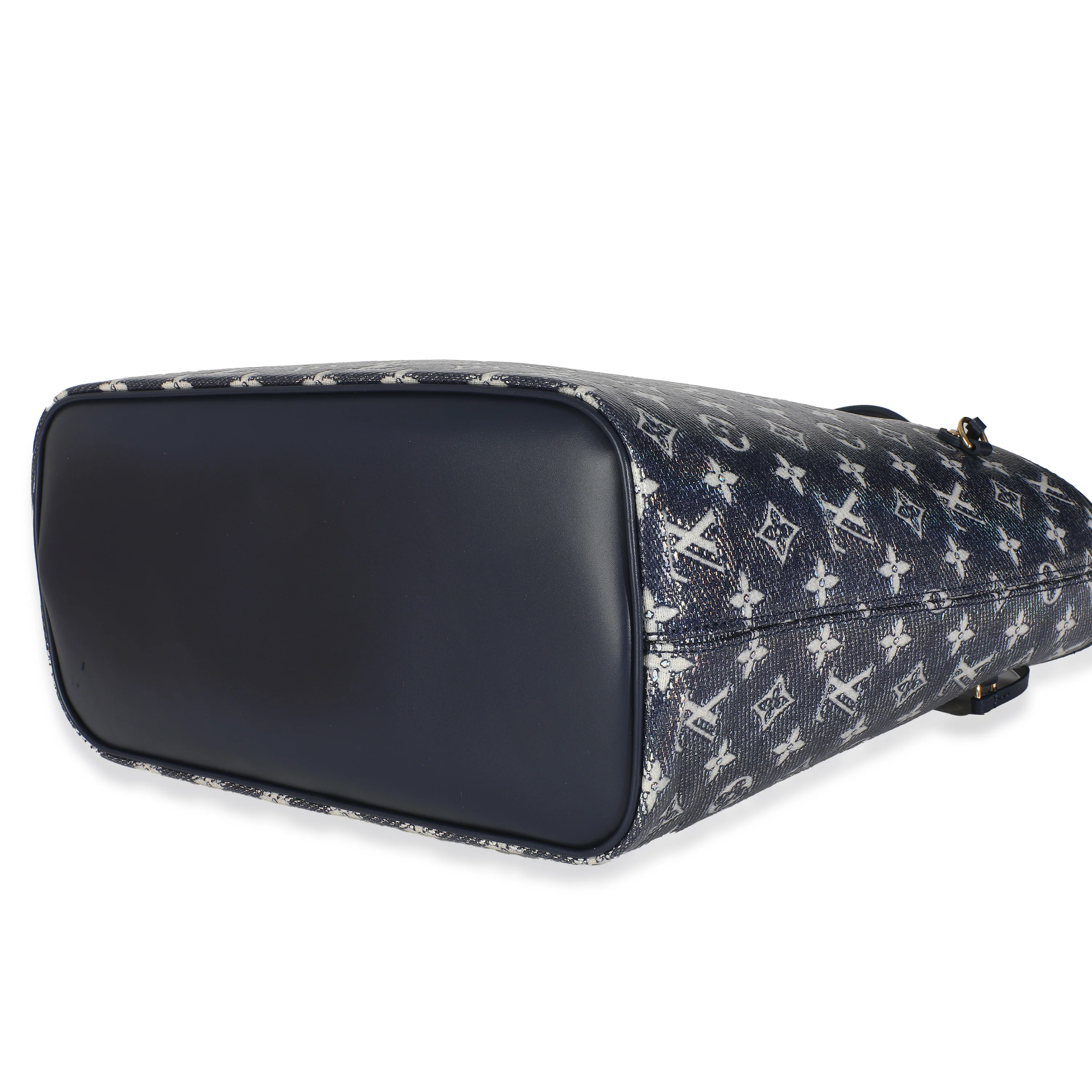 Blue Monoglam Canvas Neverfull MM - Image 7