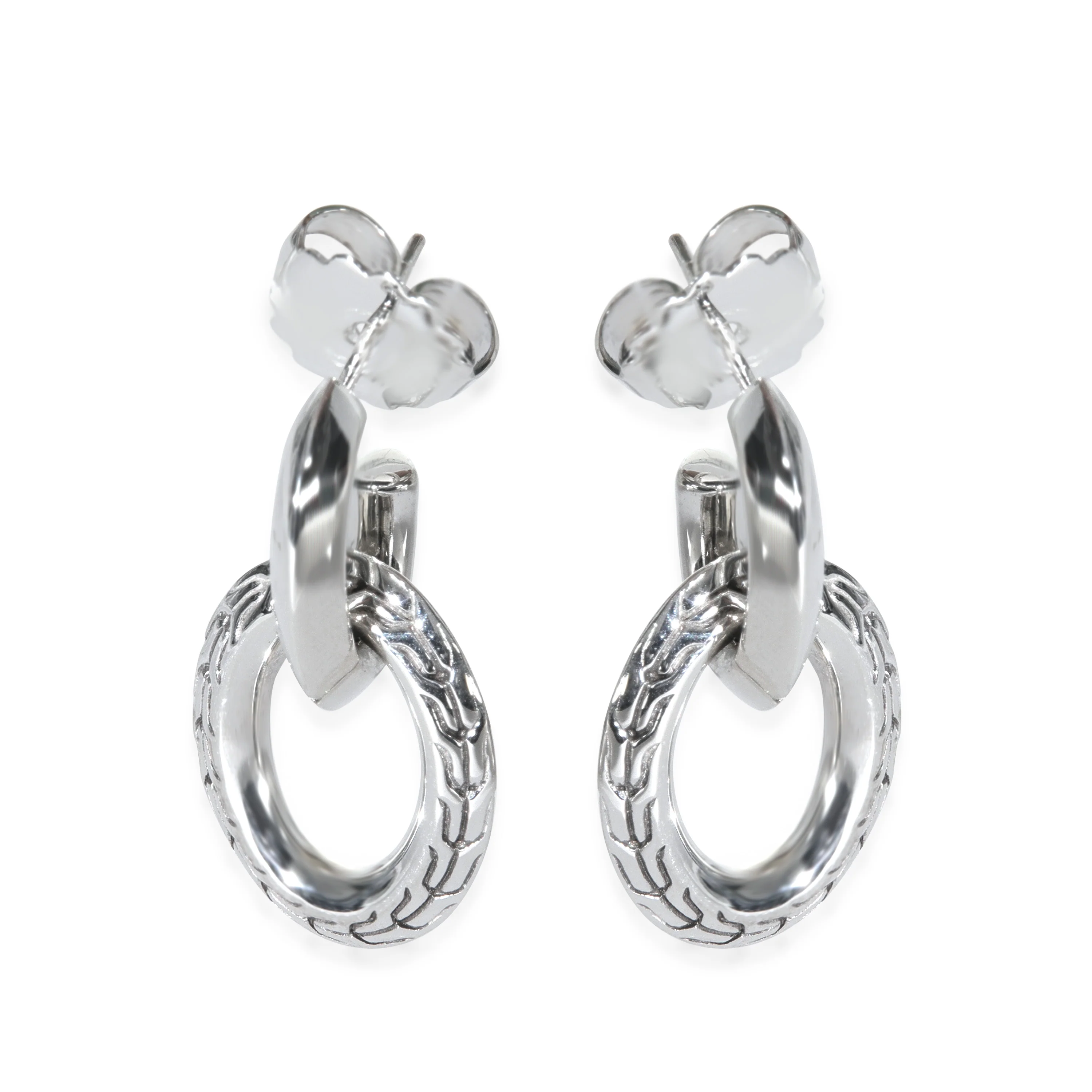 Sterling Silver  Classic Chain Earrings