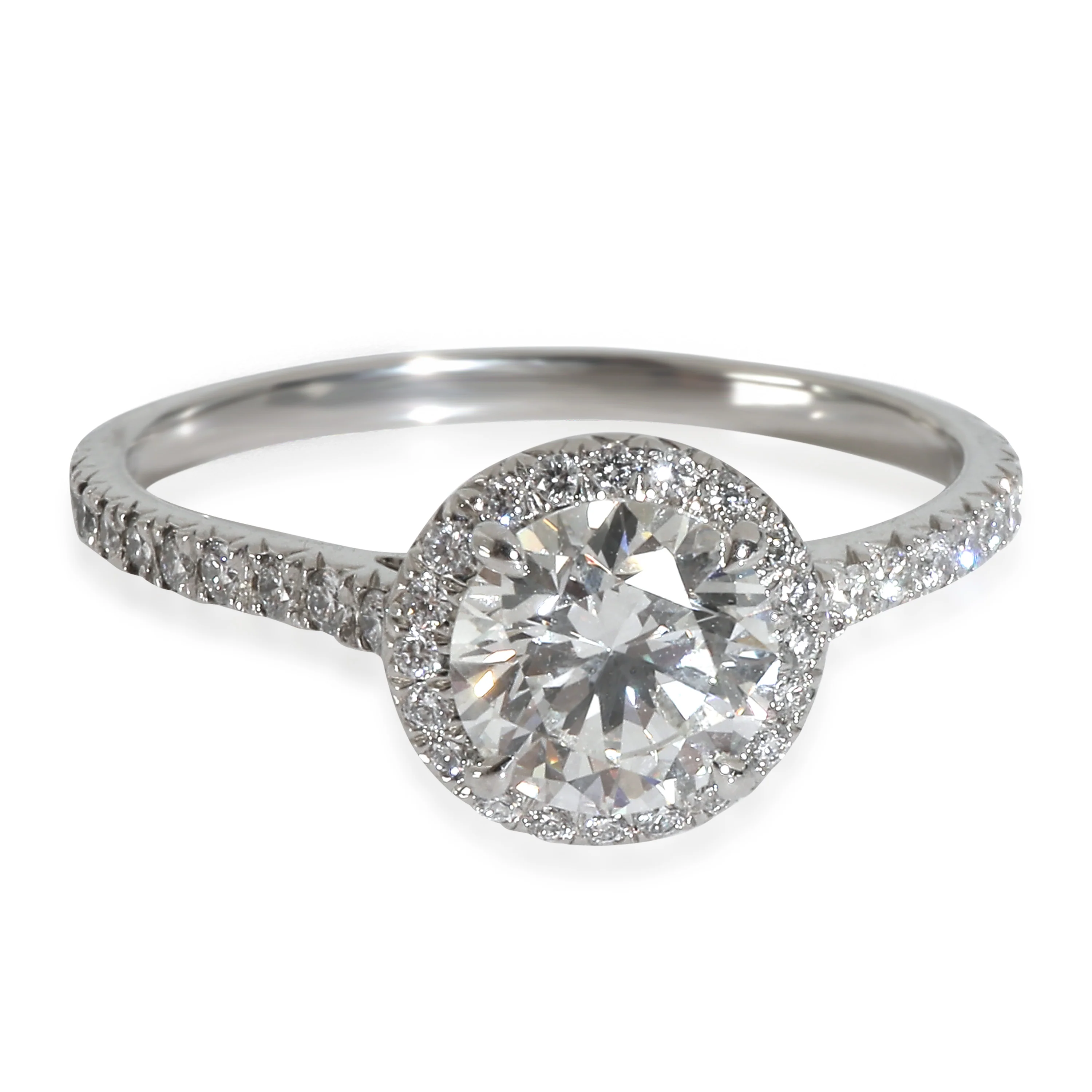 1.07 ct Round Brilliant Diamond Soleste Engagement Ring