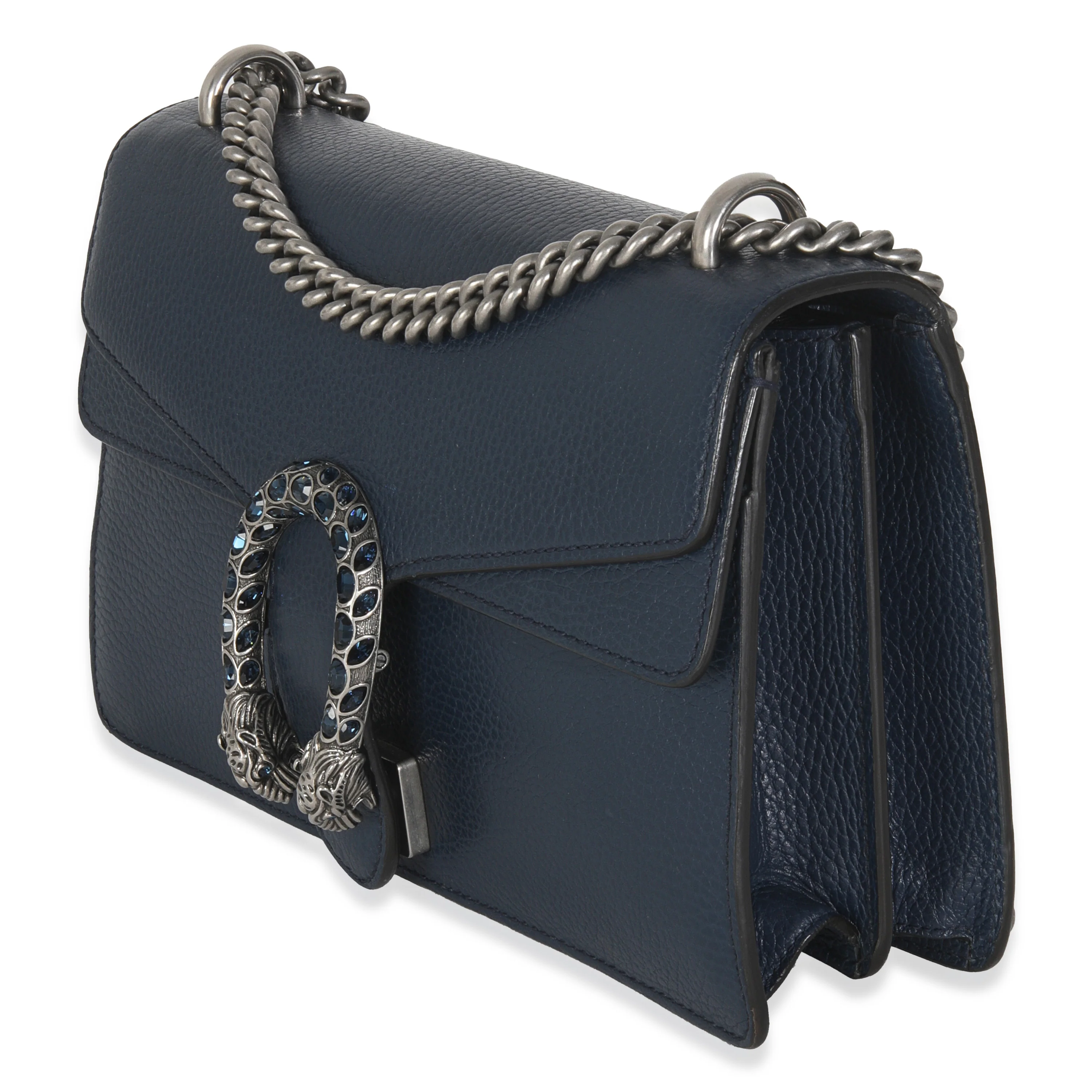 Navy Dollar Calfskin Medium Dionysus Bag - Image 2