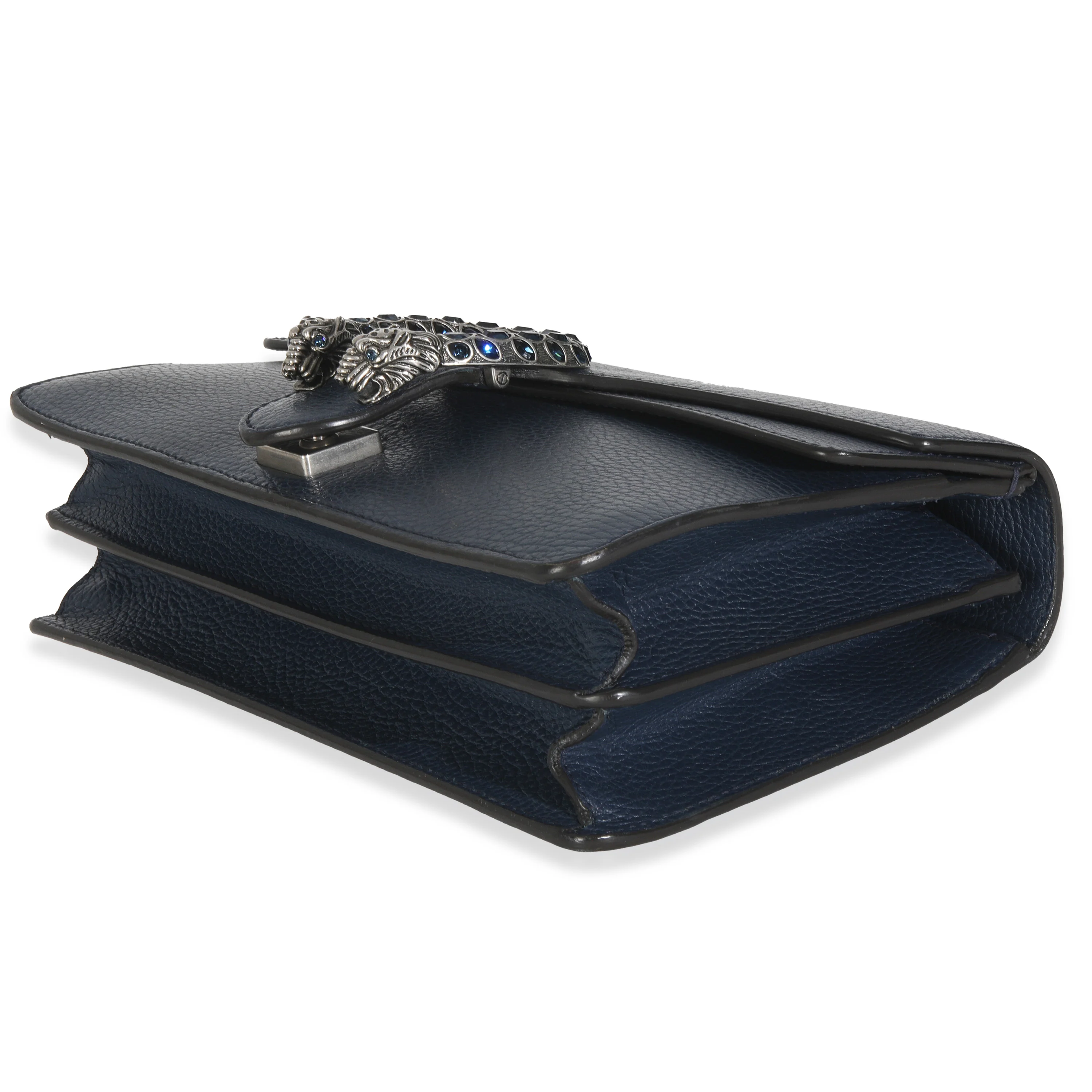 Navy Dollar Calfskin Medium Dionysus Bag - Image 6