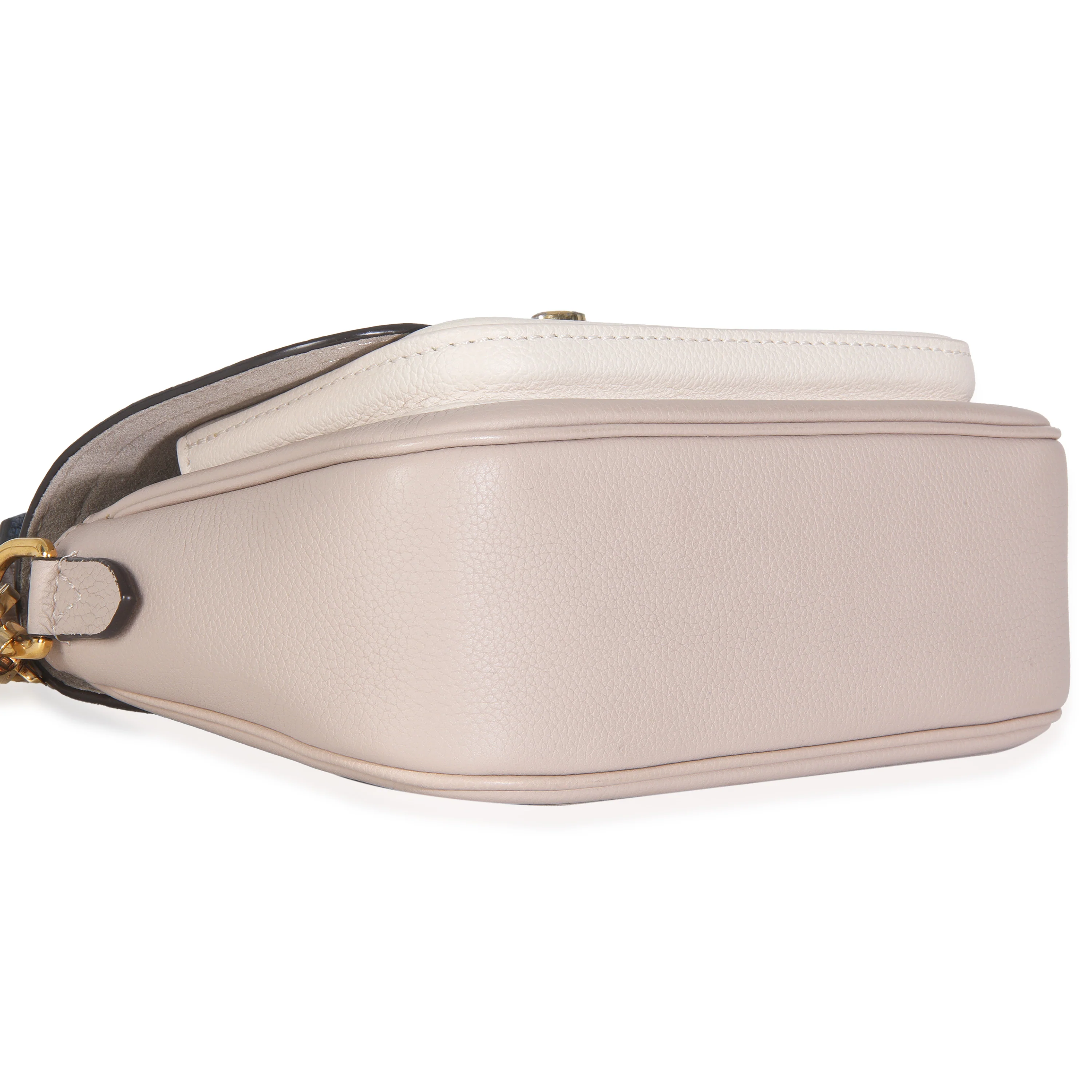 Greige Grained Calfskin Lockme Tender - Image 7