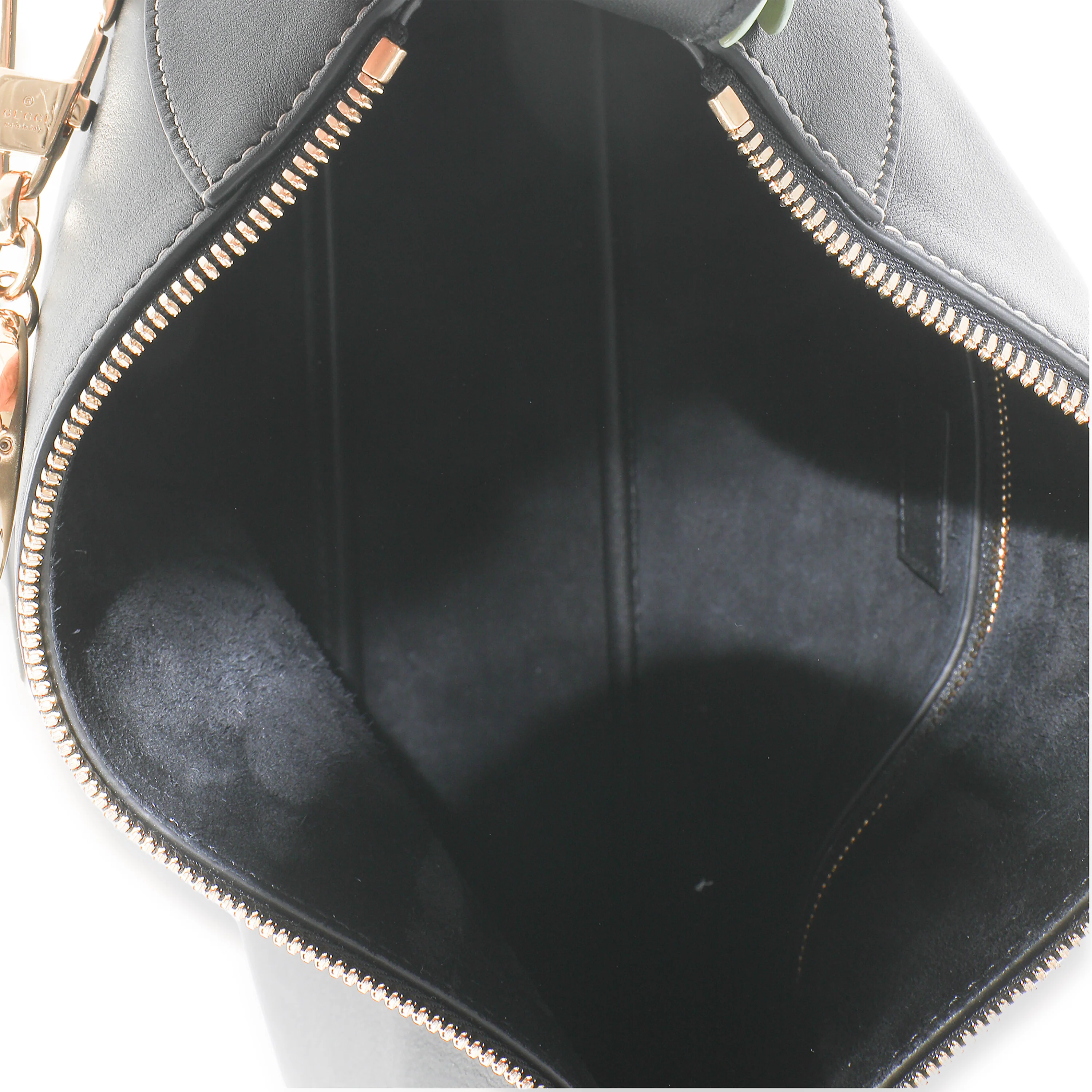 Black Calfskin Medium GG Emblem Shoulder Bag - Image 8