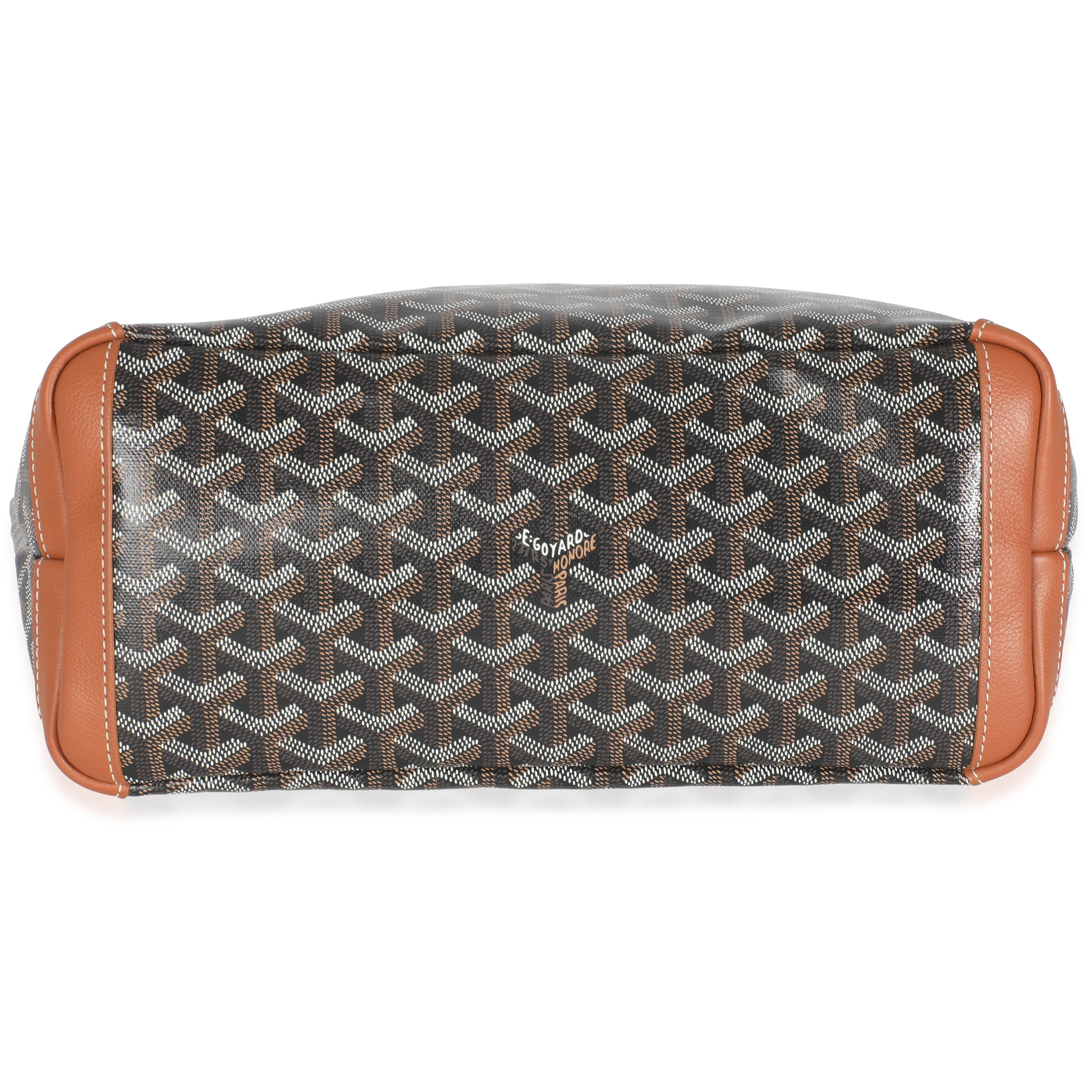 Gold Black Goyardine Canvas Artois PM - Image 5